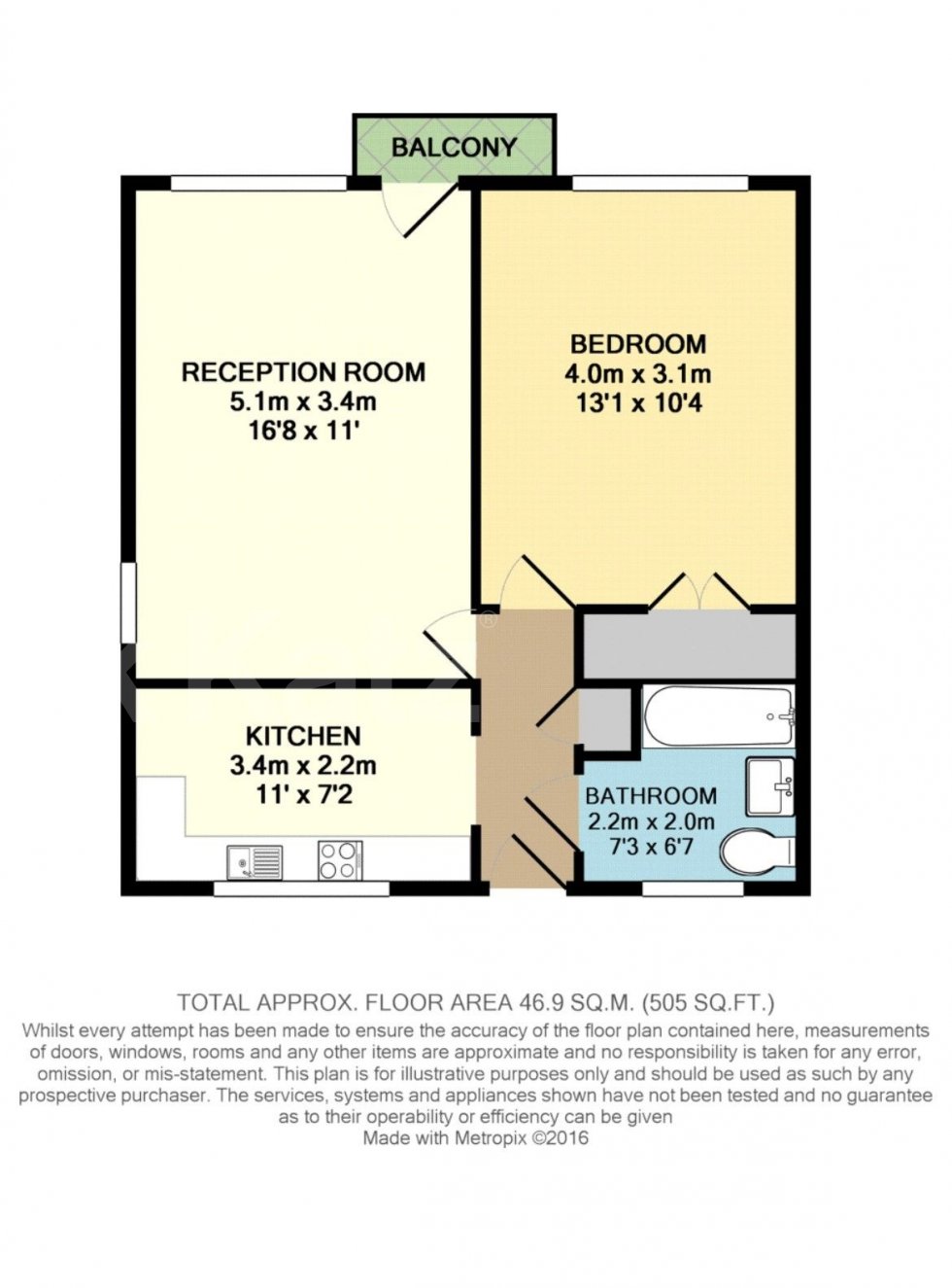 Clarence Gardens, London floorplan