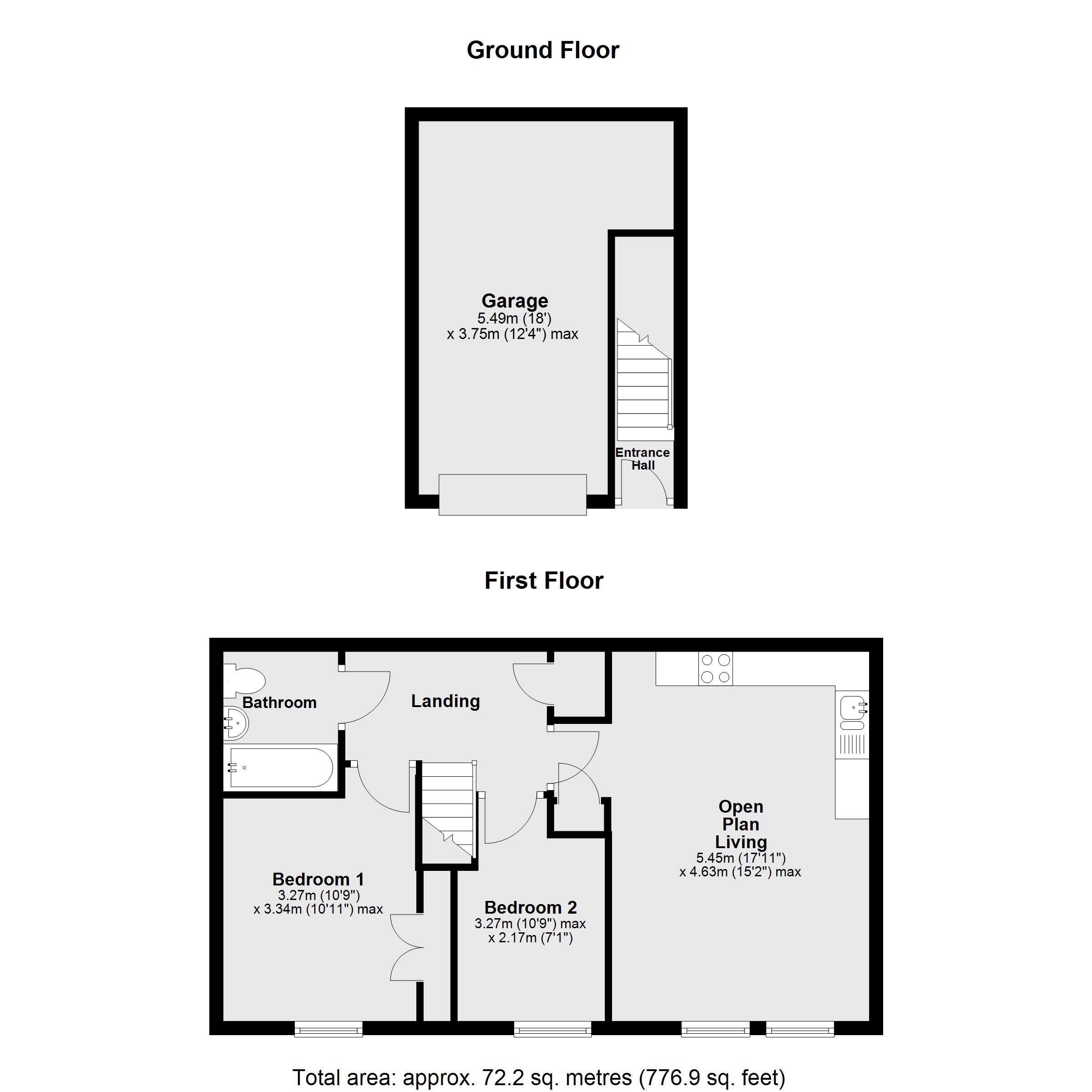 50, Honeysuckle Lane, Market Rasen floorplan