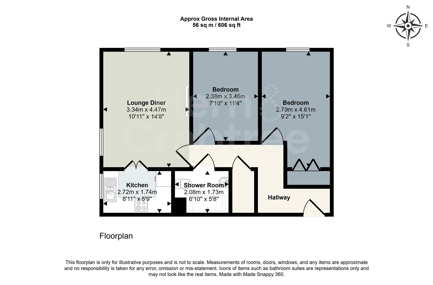 Flat 29, Mclay Court, St Fagans Road, Cardiff floorplan