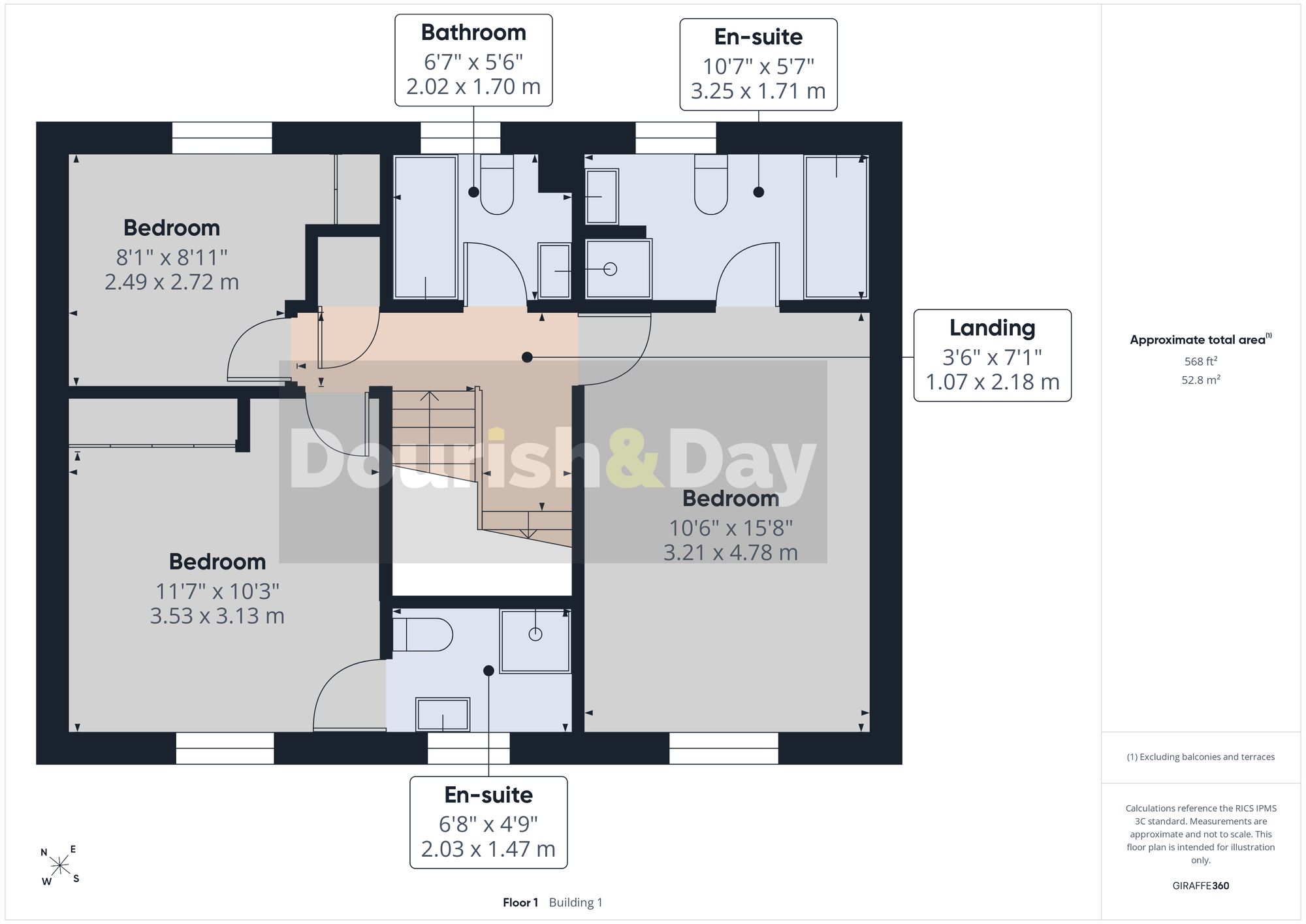 16 The Garthlands, Stafford floorplan