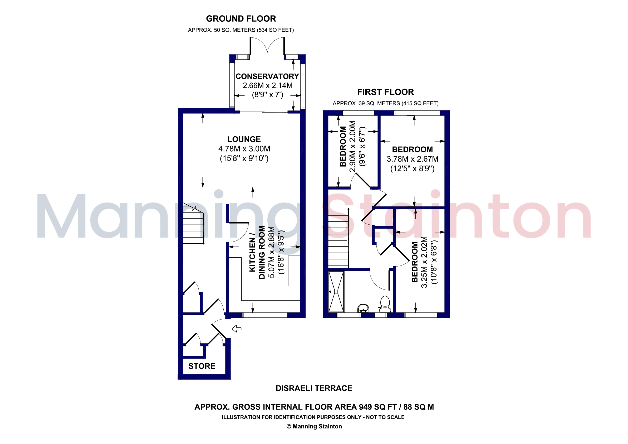 26, Disraeli Terrace, West Yorkshire floorplan