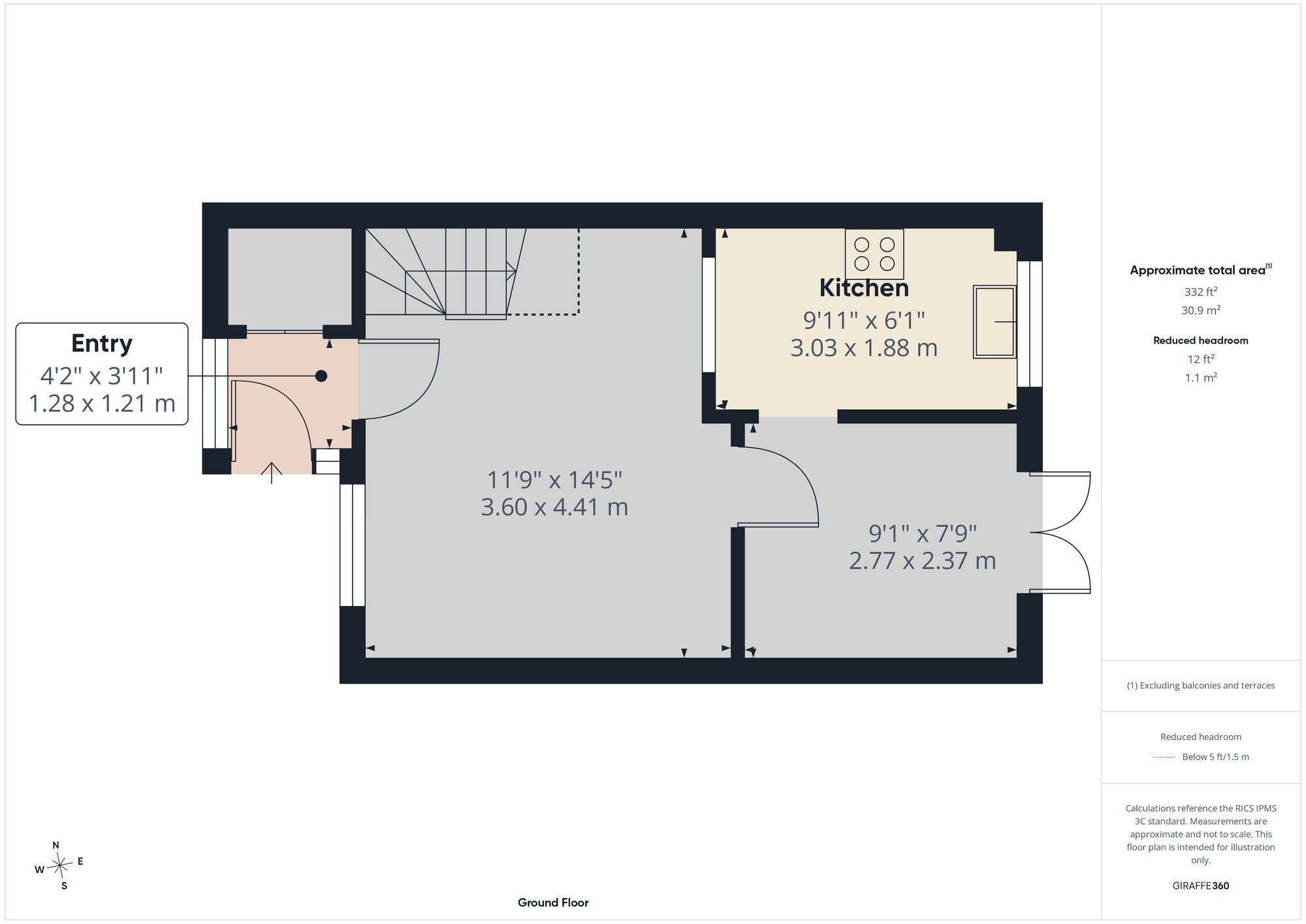14 Monkey Meadow, Tewkesbury floorplan
