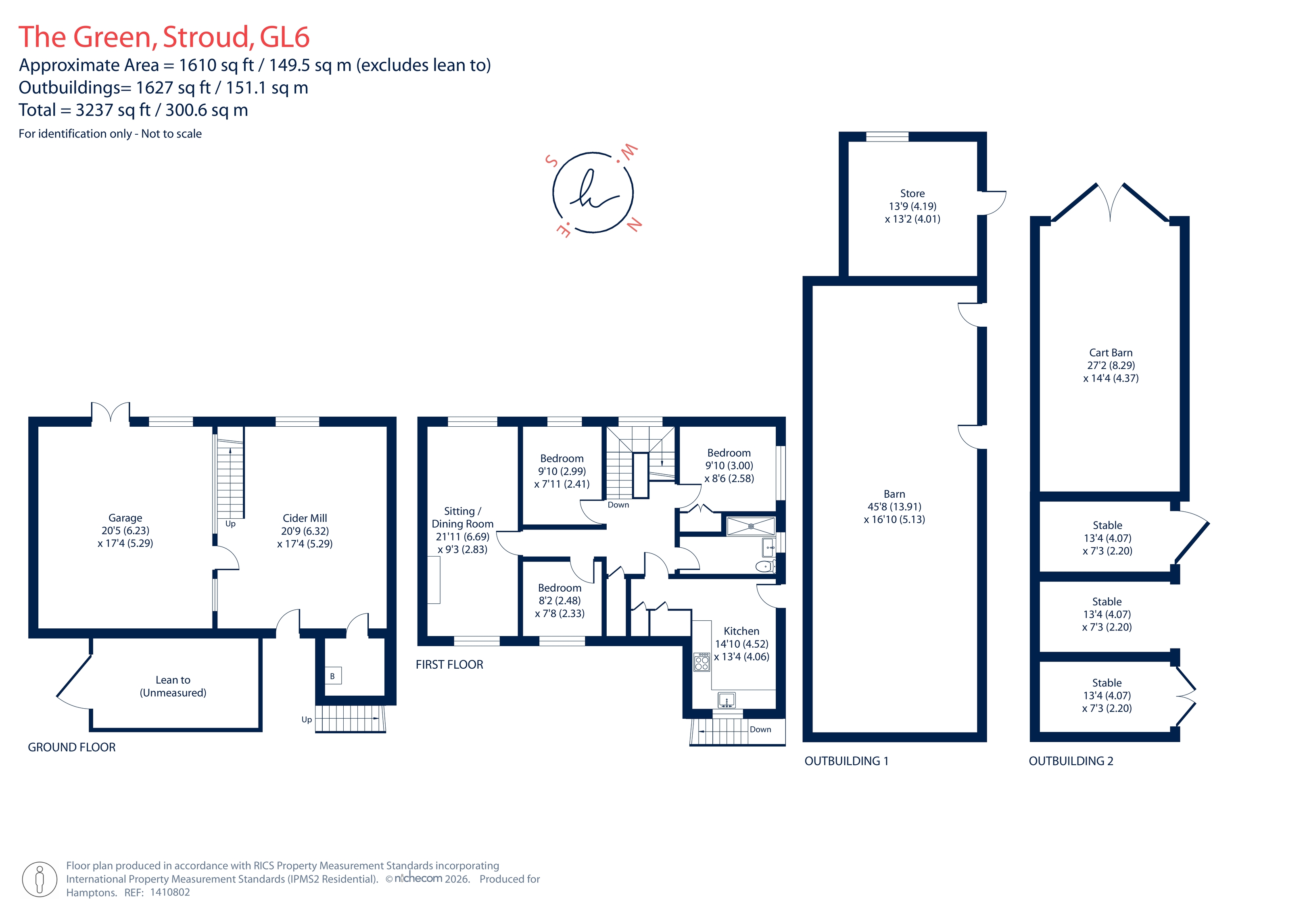 The Cider House, The Green, Sheepscombe, Stroud floorplan