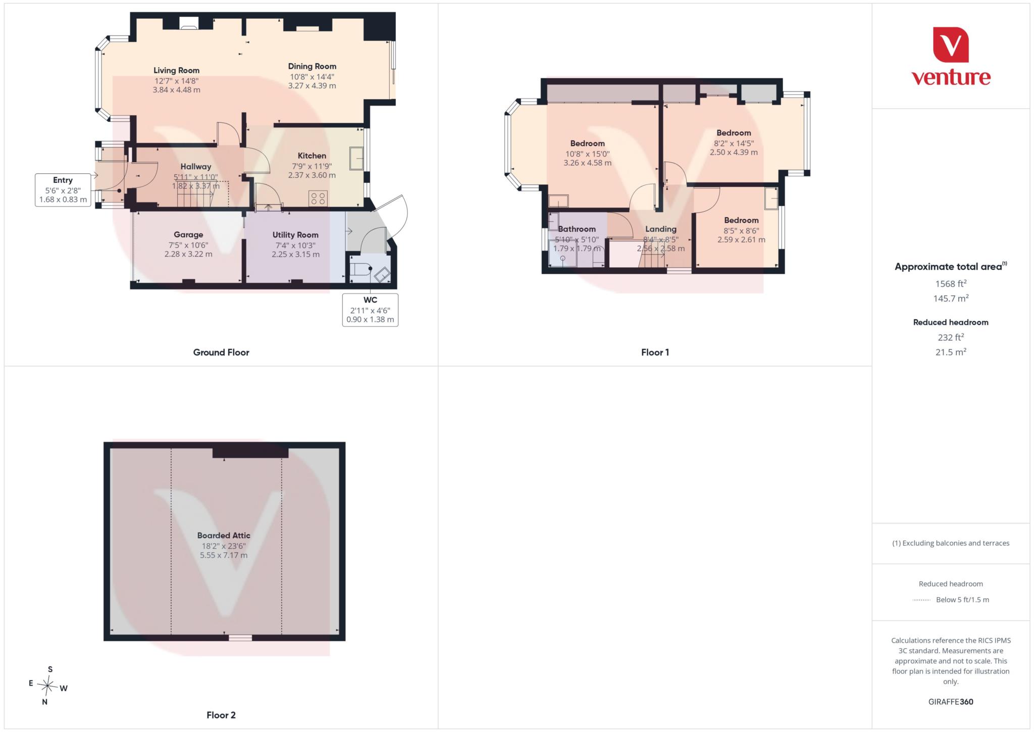 45, Culverhouse Road, Luton floorplan