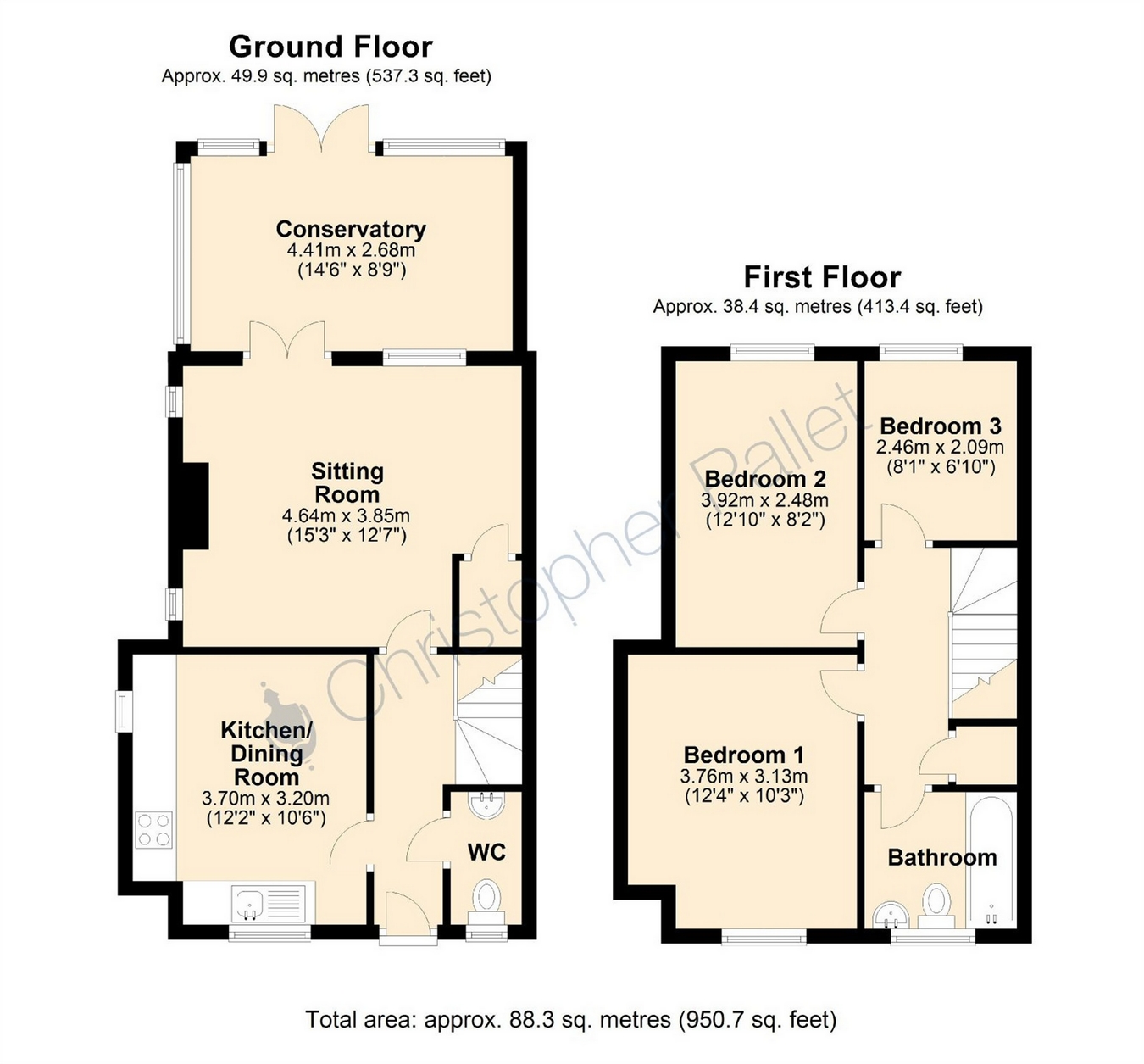 3 Bedrooms End terrace house for sale in Hordern Close, Haddenham, Buckinghamshire HP17