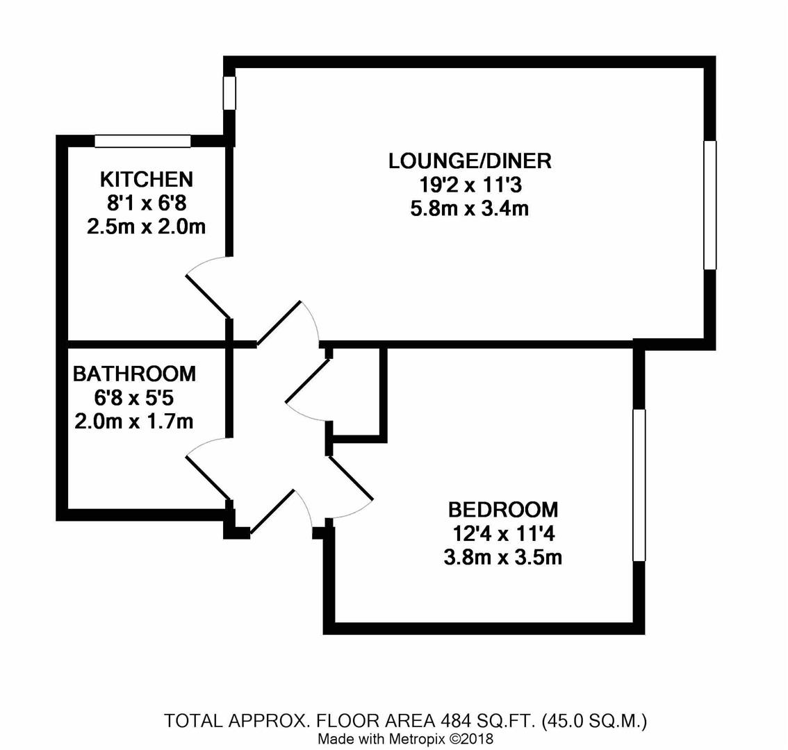 1 Bedrooms Flat for sale in Sheldon House, Cromwell Road, Teddington TW11