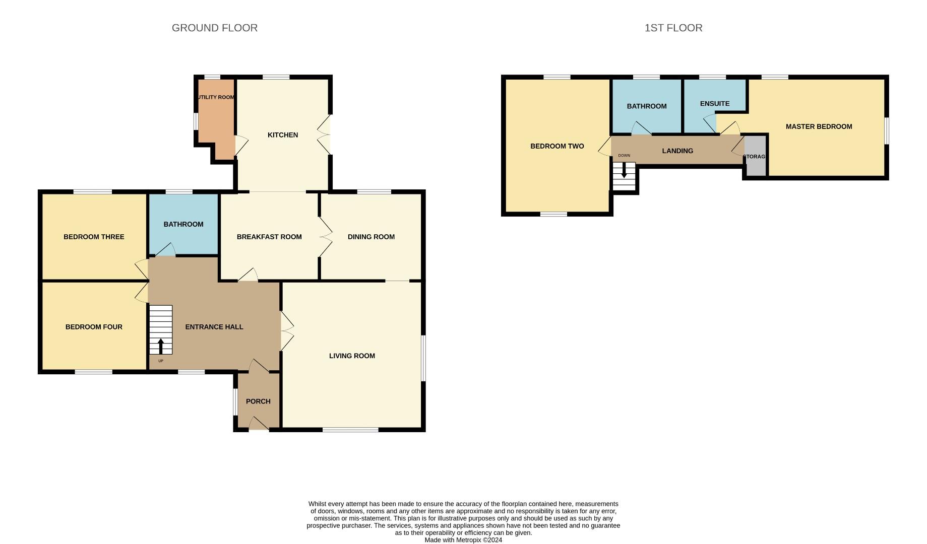 Greenacres Bungalow, Bridge Street, Crook floorplan