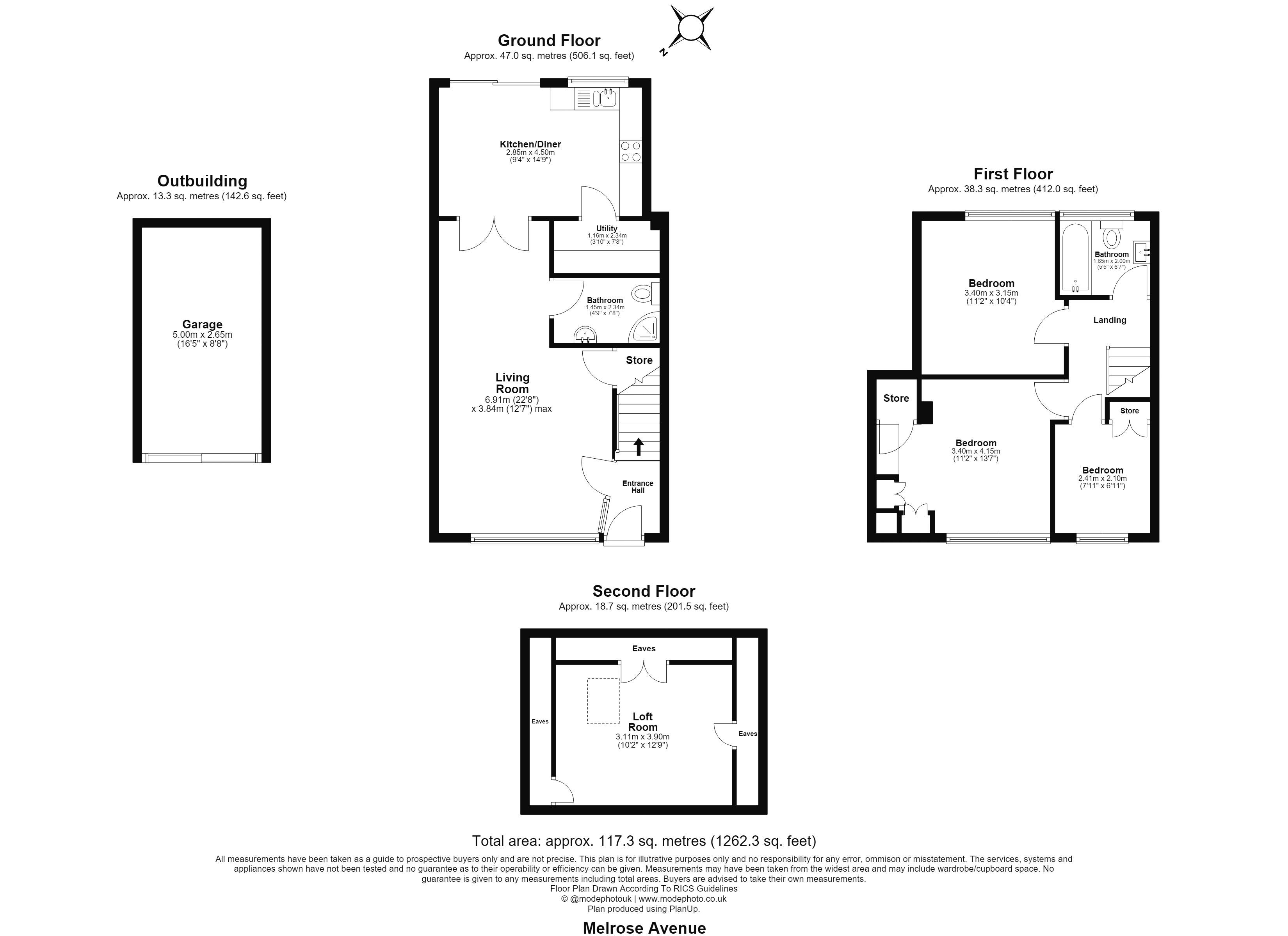 28, Melrose Avenue, Potters Bar floorplan