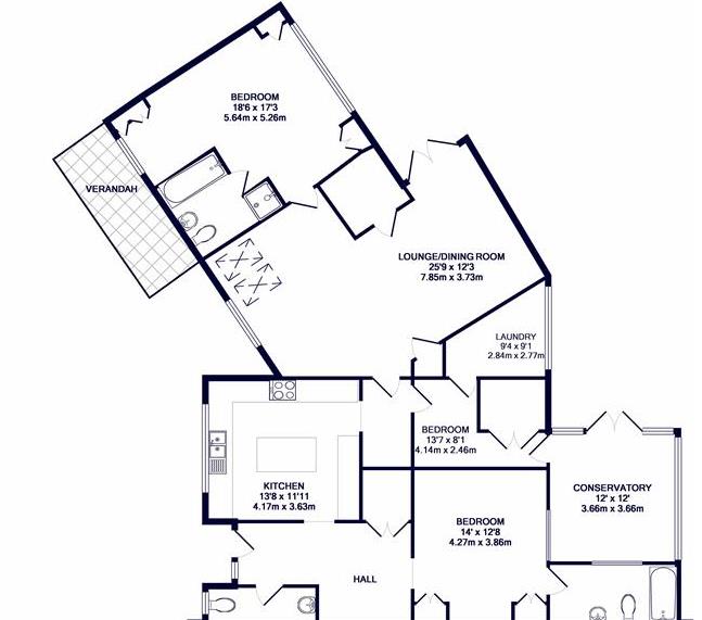 3 Bedrooms Bungalow to rent in Kingsend, Ruislip HA4