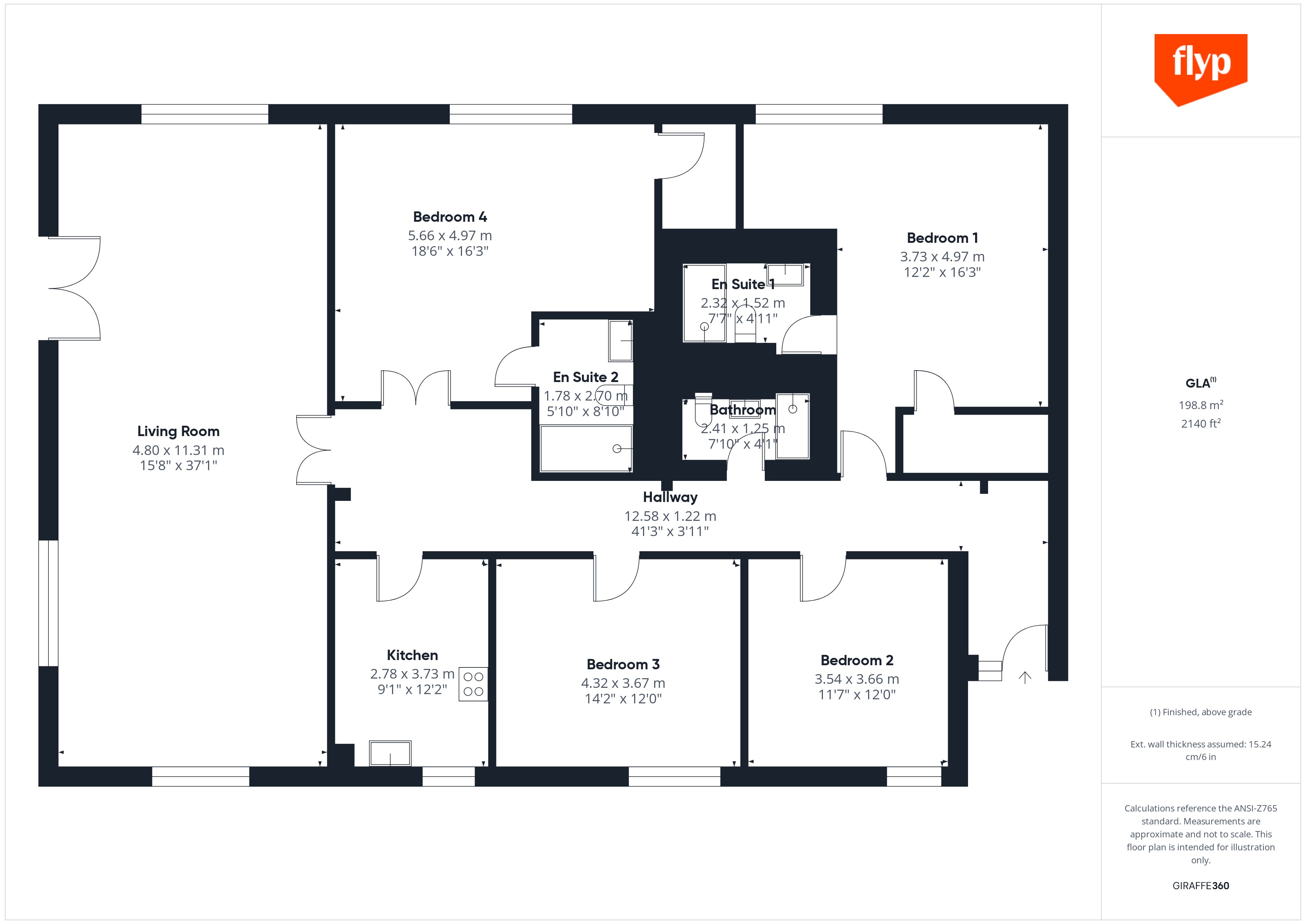 Flat 5, Ivory House, East Smithfield, London floorplan