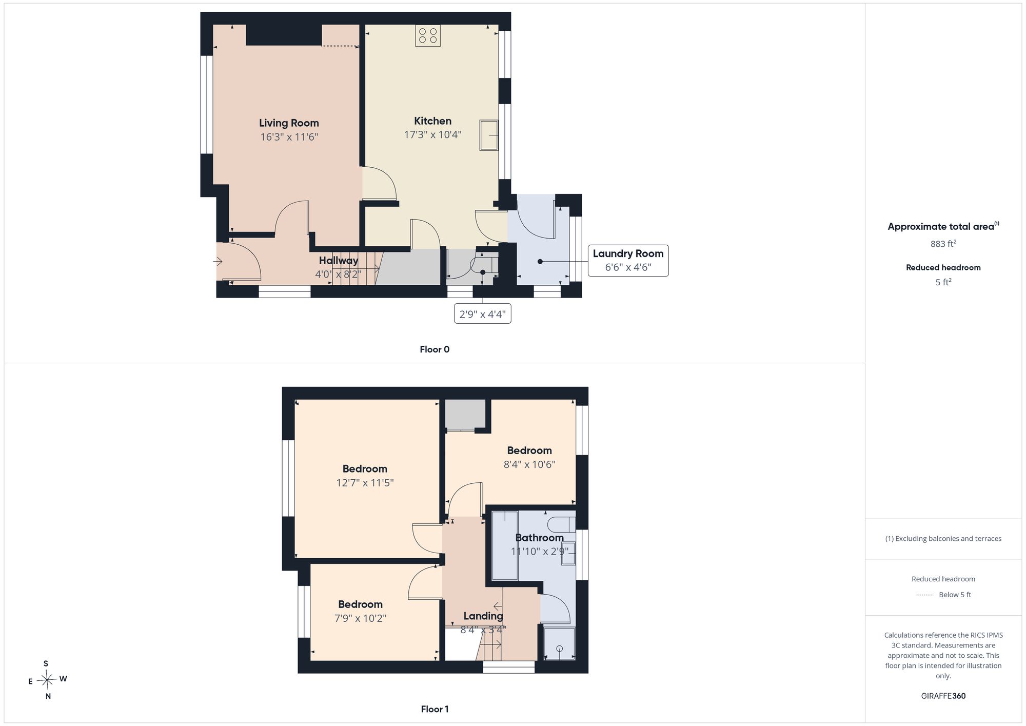 32 Winney Hill, Sheffield floorplan