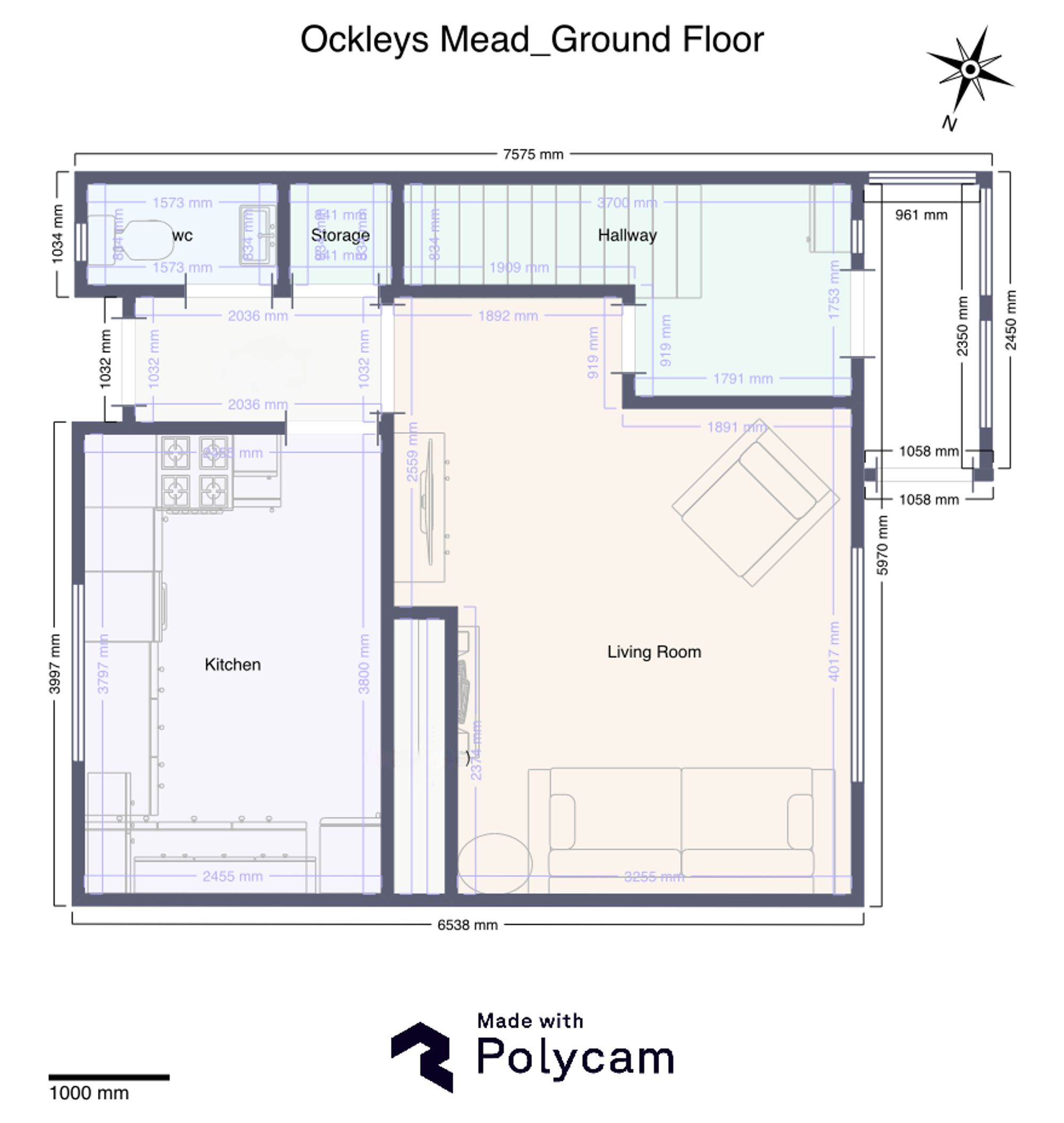 101 Ockleys Mead, Godstone floorplan