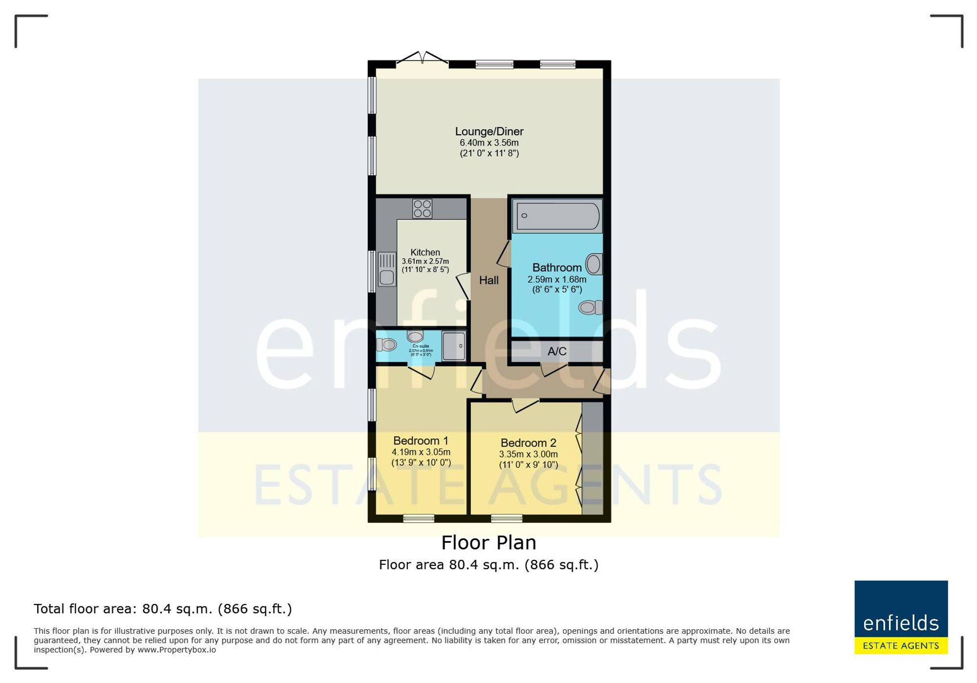 Flat 4, Westbury Grange, Bournemouth floorplan