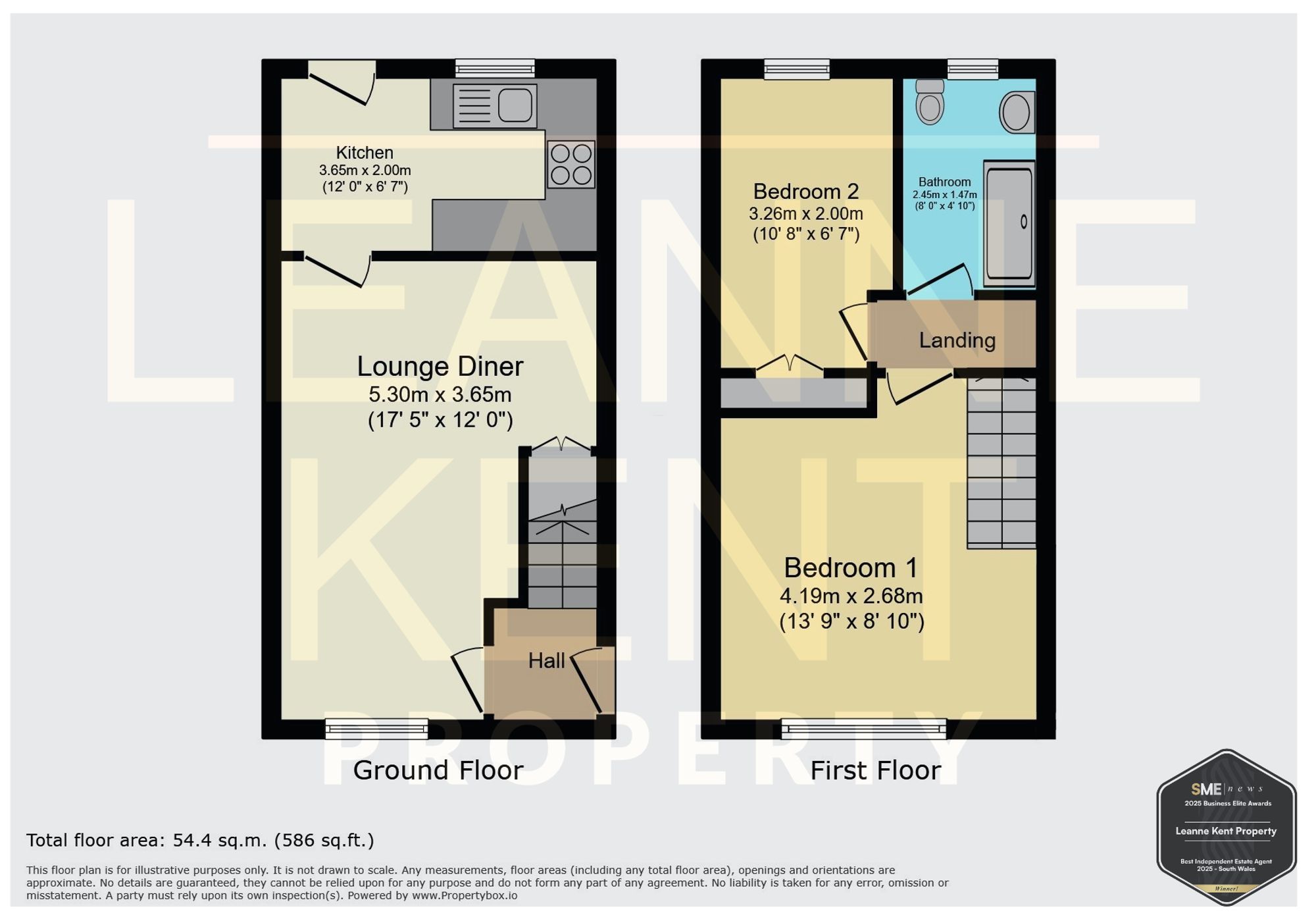 11 Brynawel, Caerphilly floorplan