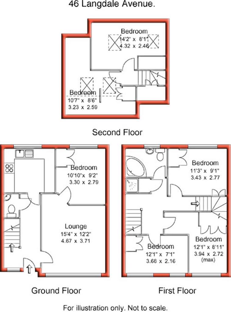LANGDALE AVENUE, Leeds floorplan