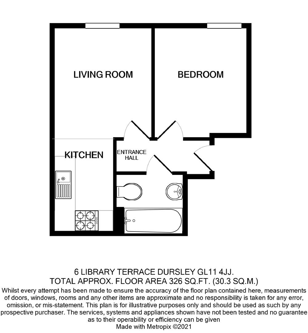 6, Library Terrace, Dursley floorplan
