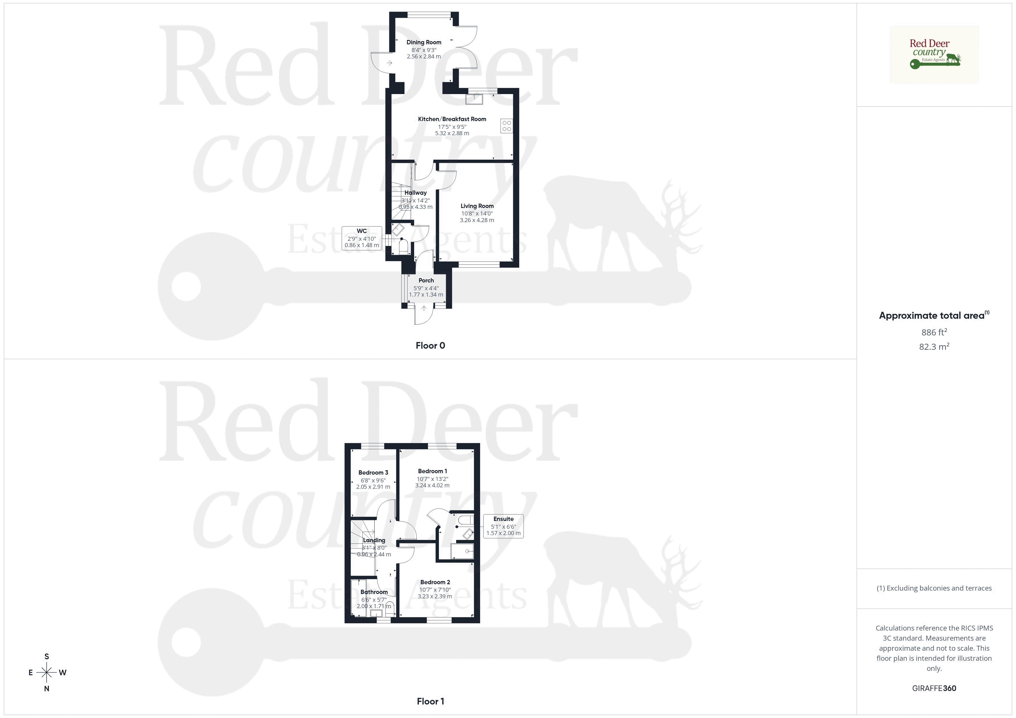 43A, Woodland Road, Watchet floorplan