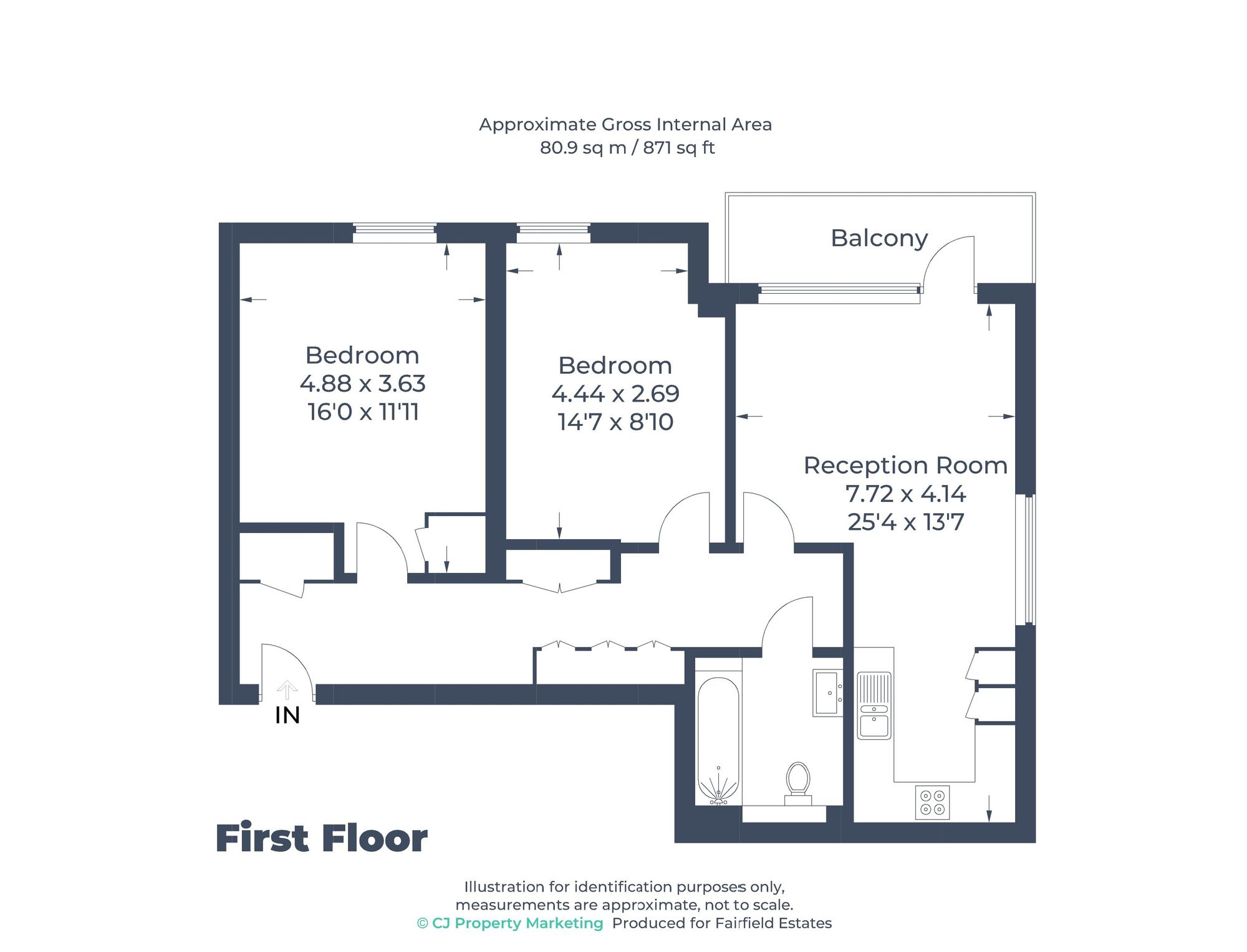 Brindley Court 70 Letchworth Road, Stanmore floorplan