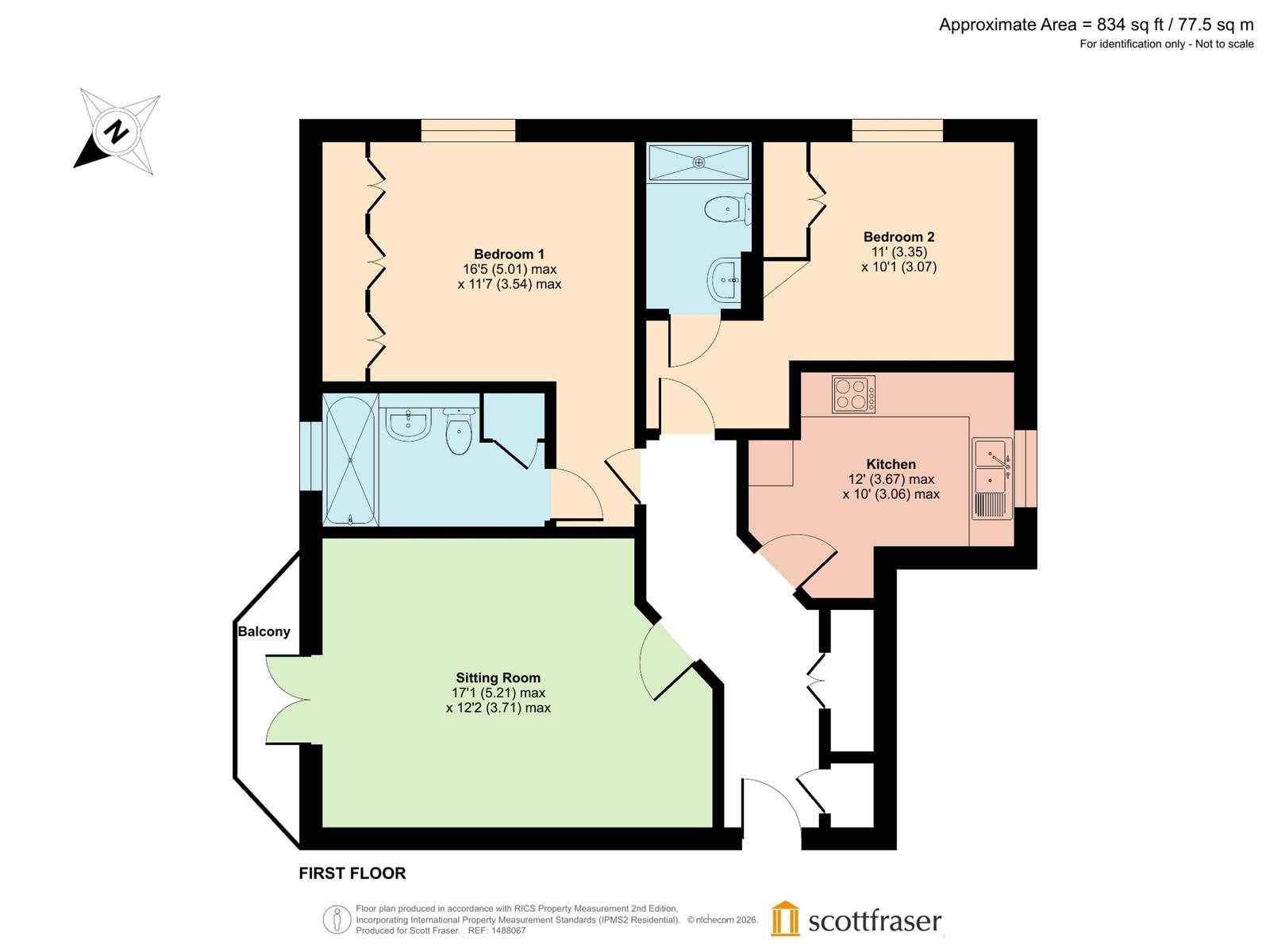 11, Upper Meadow, Oxford floorplan
