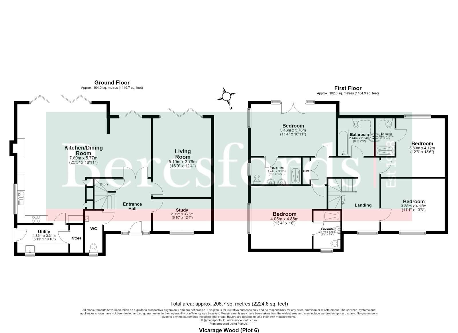 Unit 6 Vicarage Wood,, Wigley Bush Lane, Brentwood floorplan