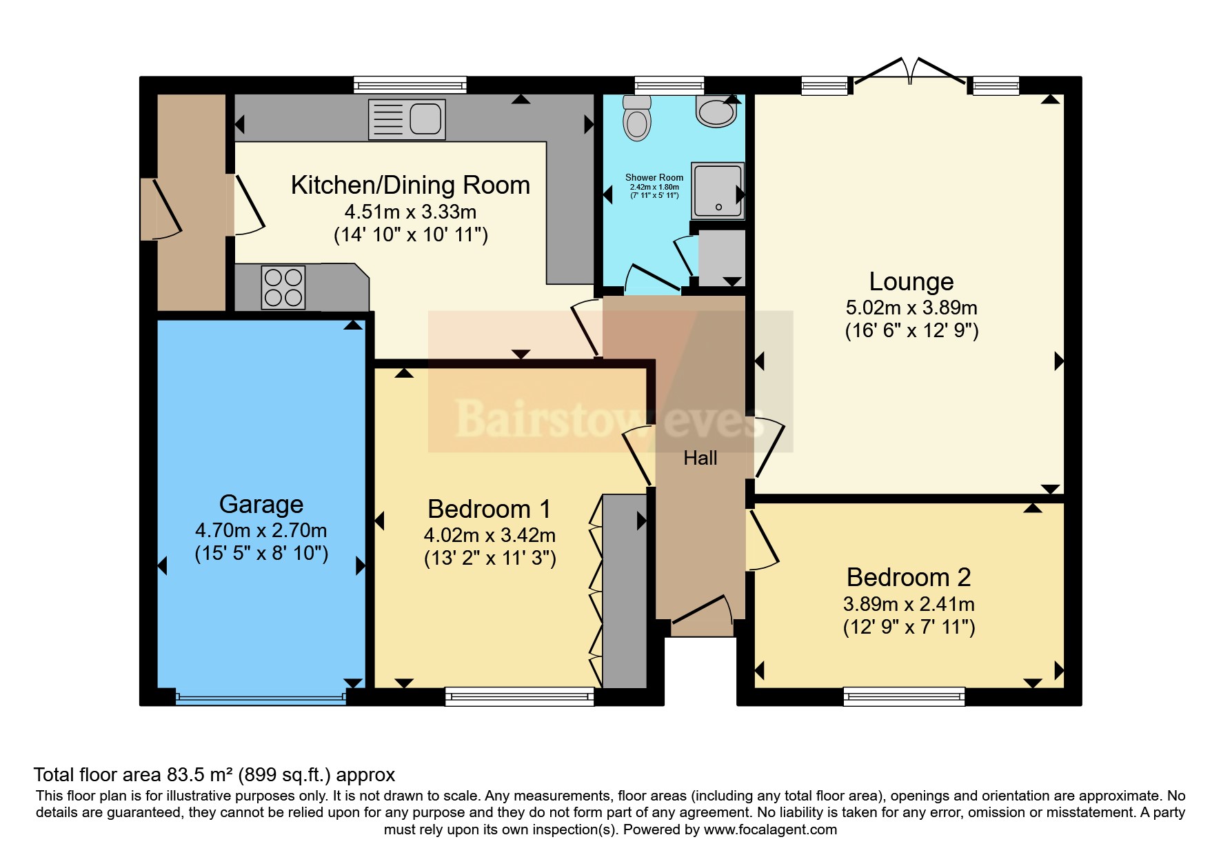 2, Green Farm Road, Nottingham floorplan