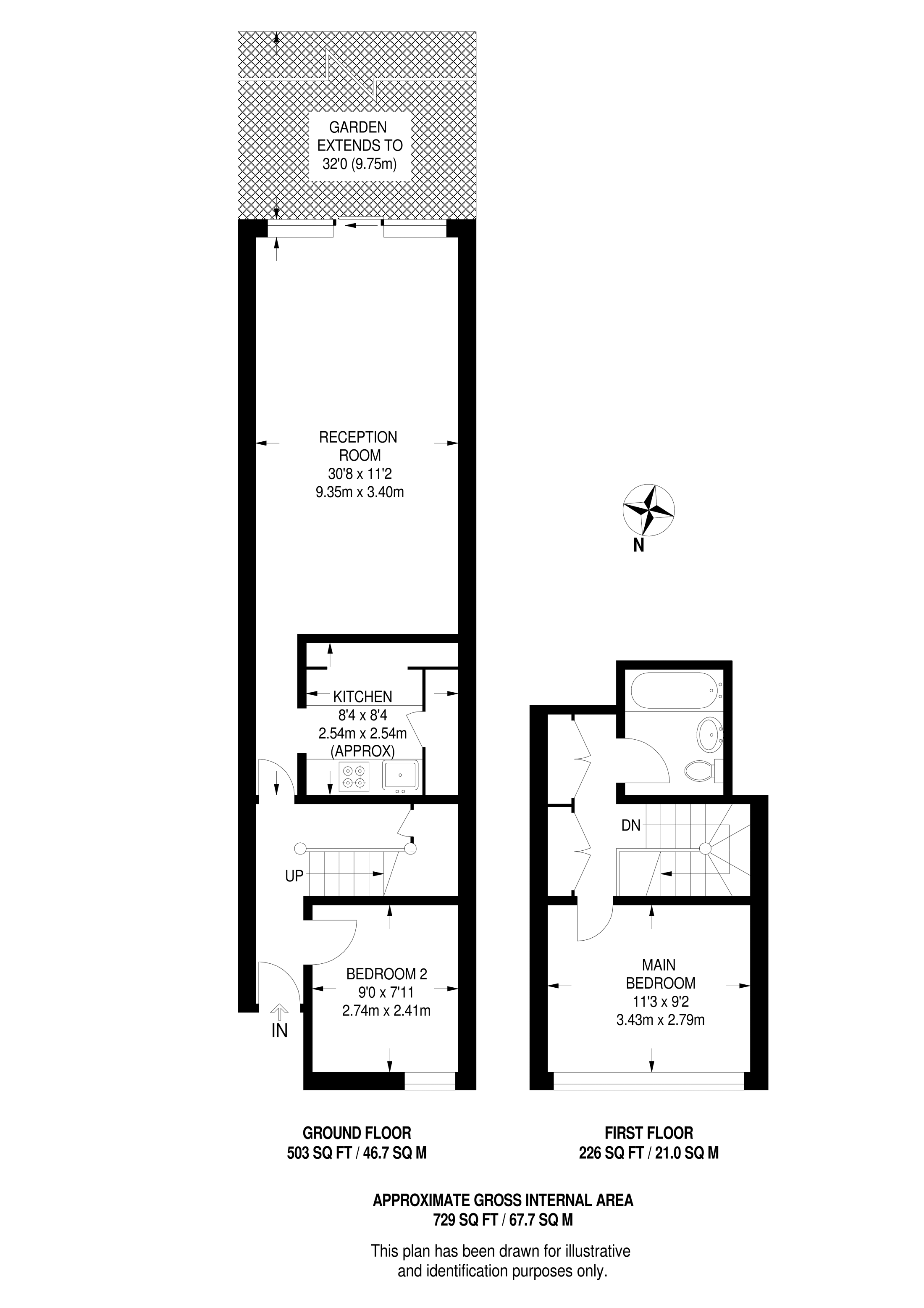 Claudia Place, Southfields floorplan
