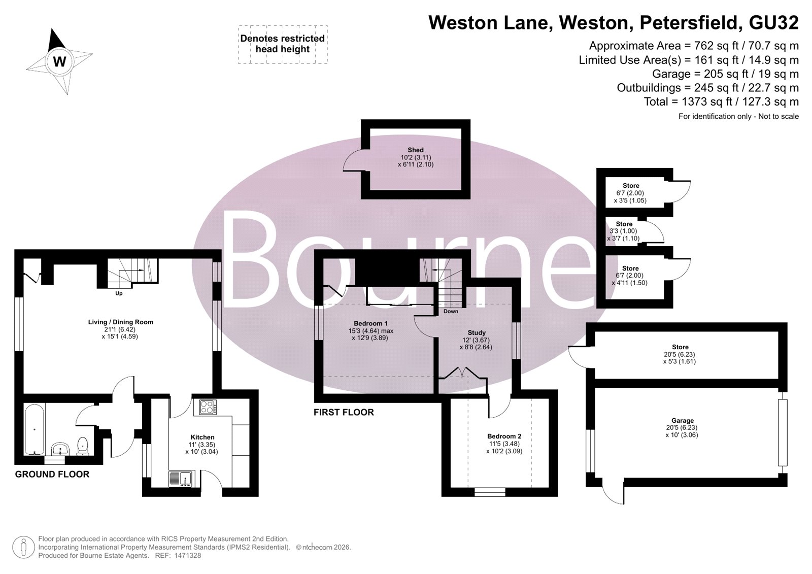 7, Weston Lane, Petersfield floorplan