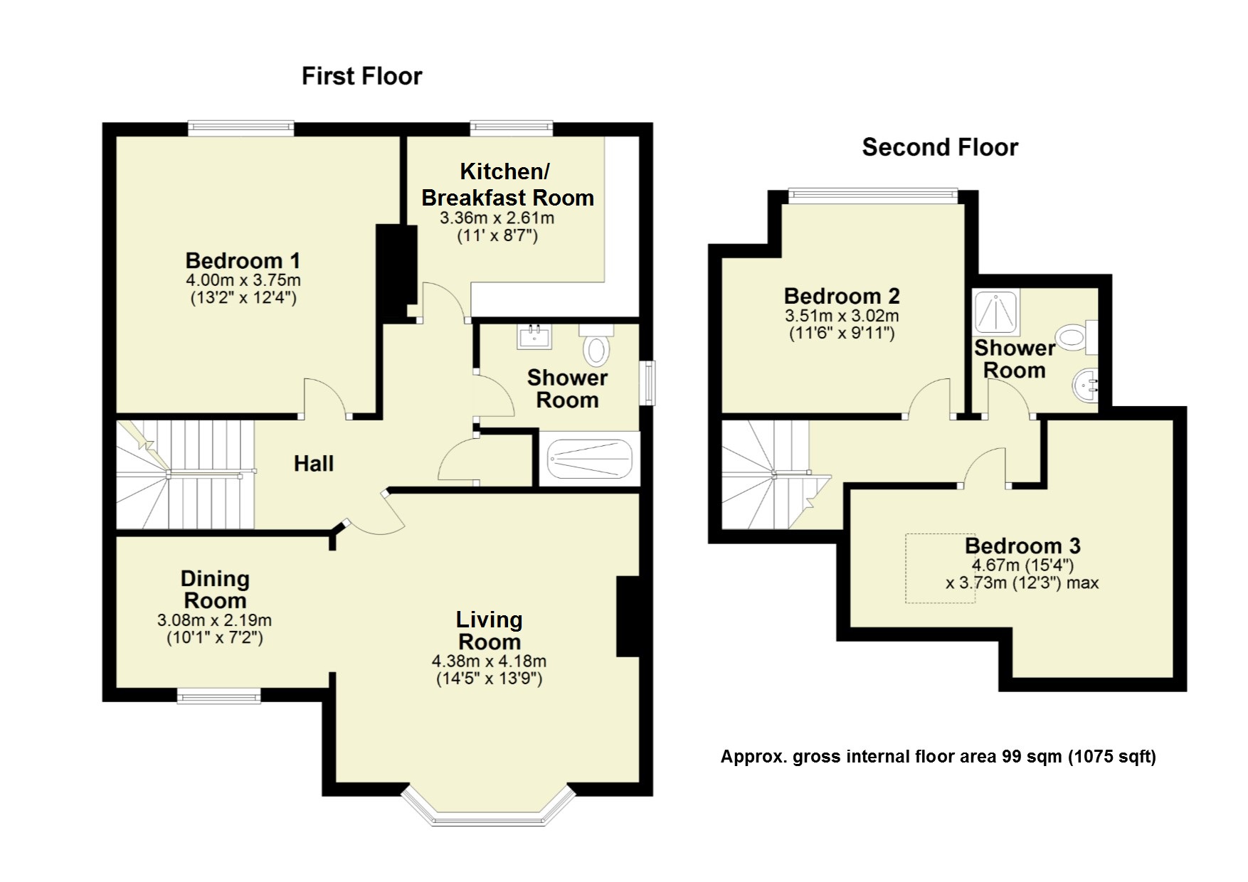 3 Bedrooms Maisonette for sale in Rustat Road, Cambridge CB1