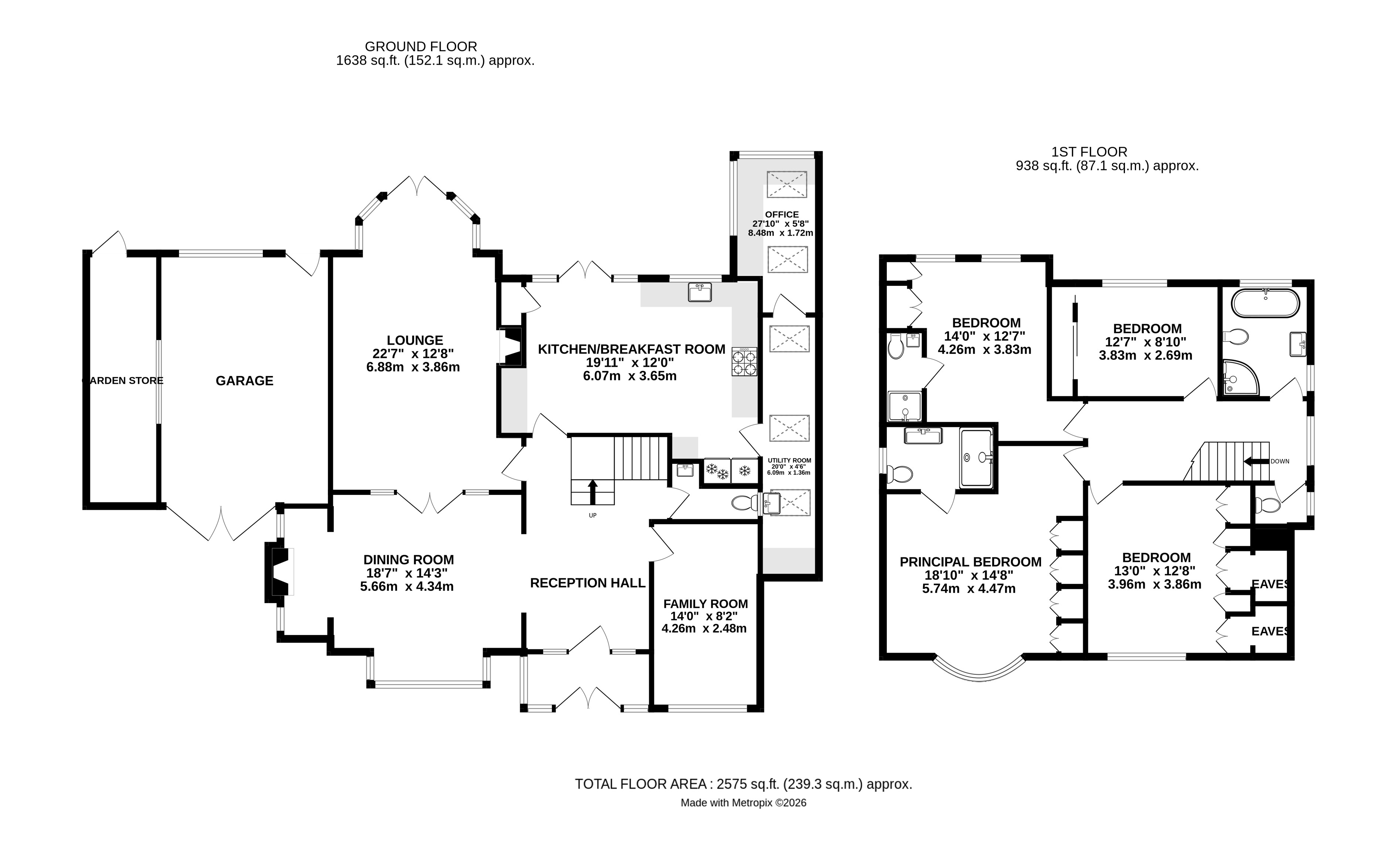 23, Manor Wood Road, Purley floorplan