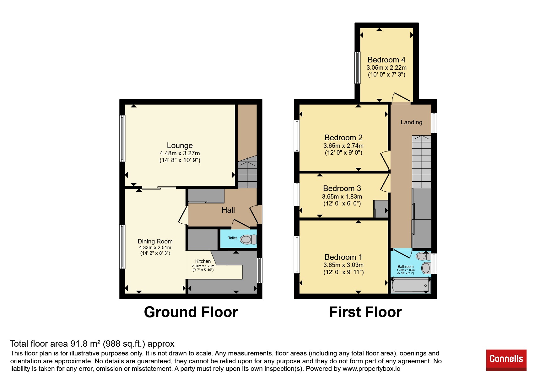 8, Hood Close, Andover floorplan