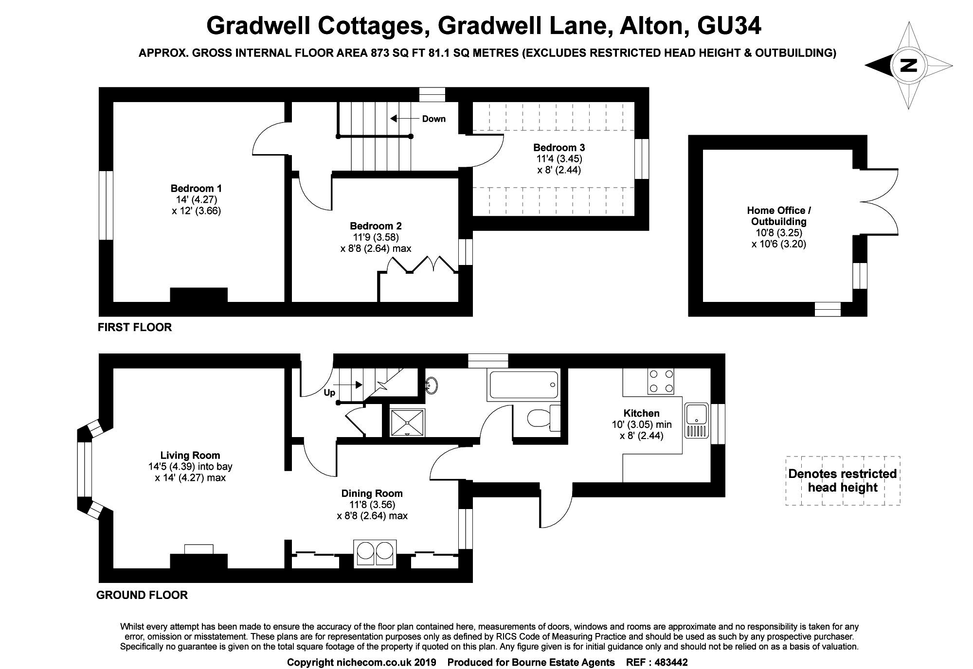 3 Bedrooms Cottage for sale in Gradwell Lane, Four Marks, Hampshire GU34
