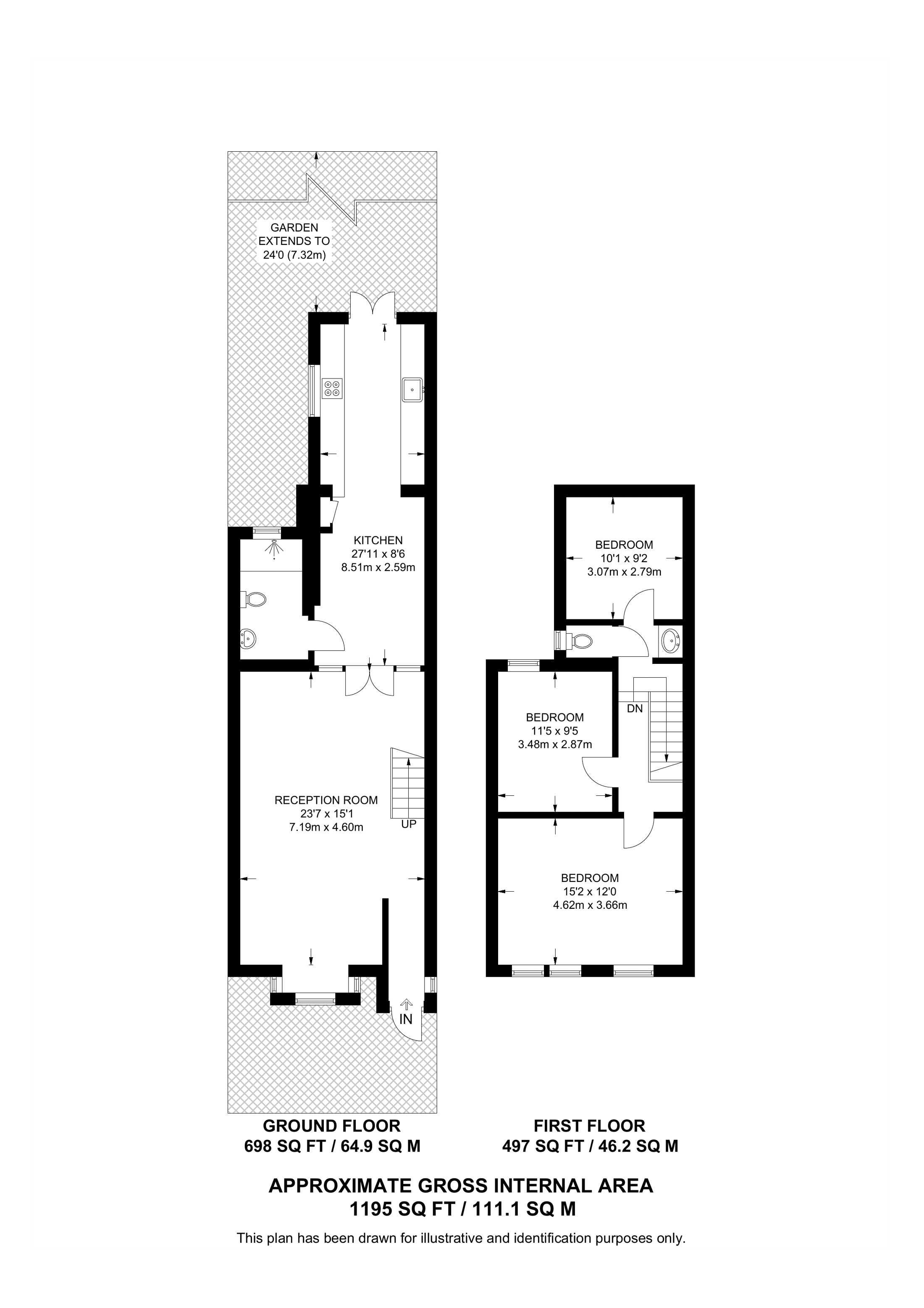 Waldeck Road, Strand on the Green, London, W4 floorplan