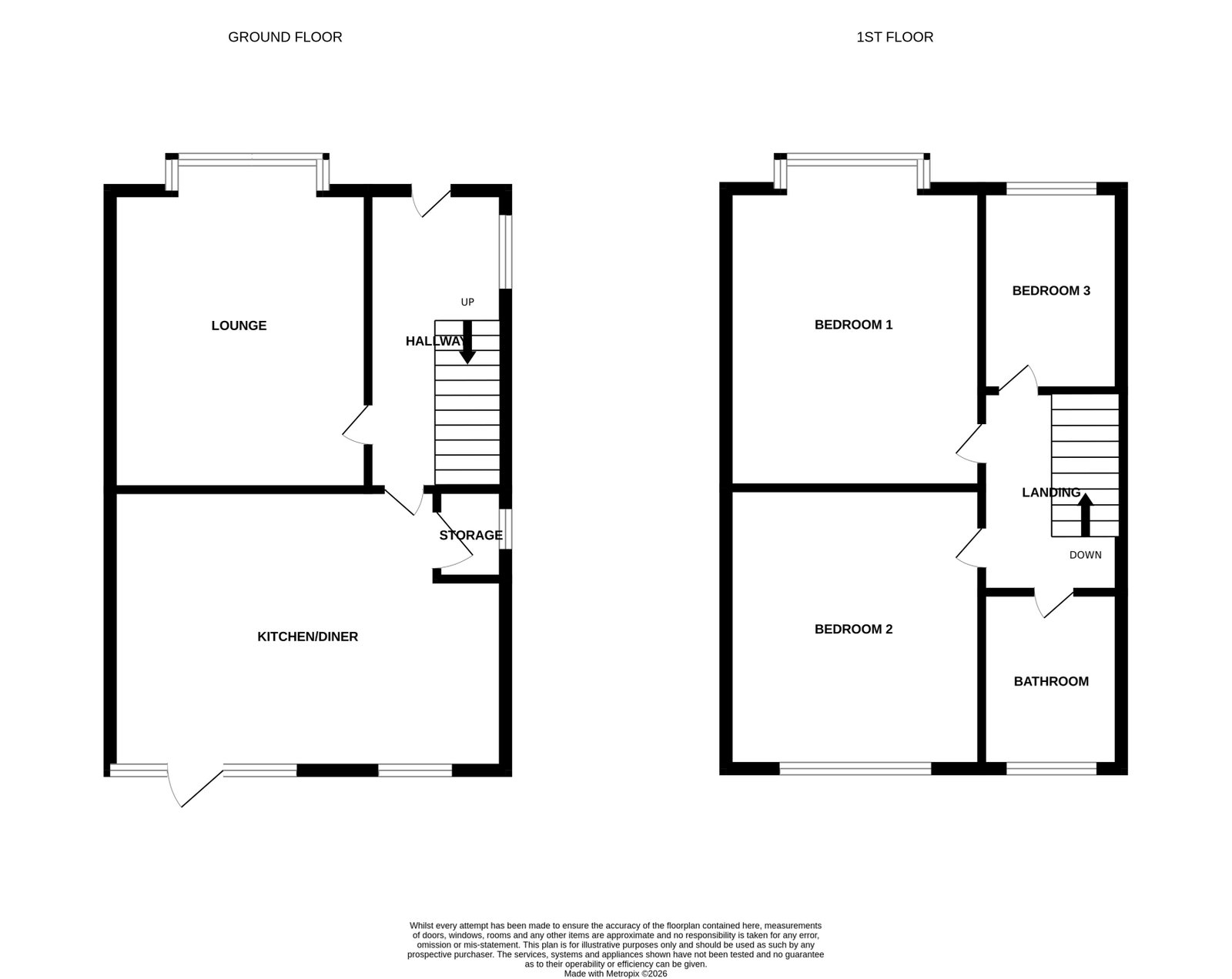 19, Convent Drive, Coalville floorplan