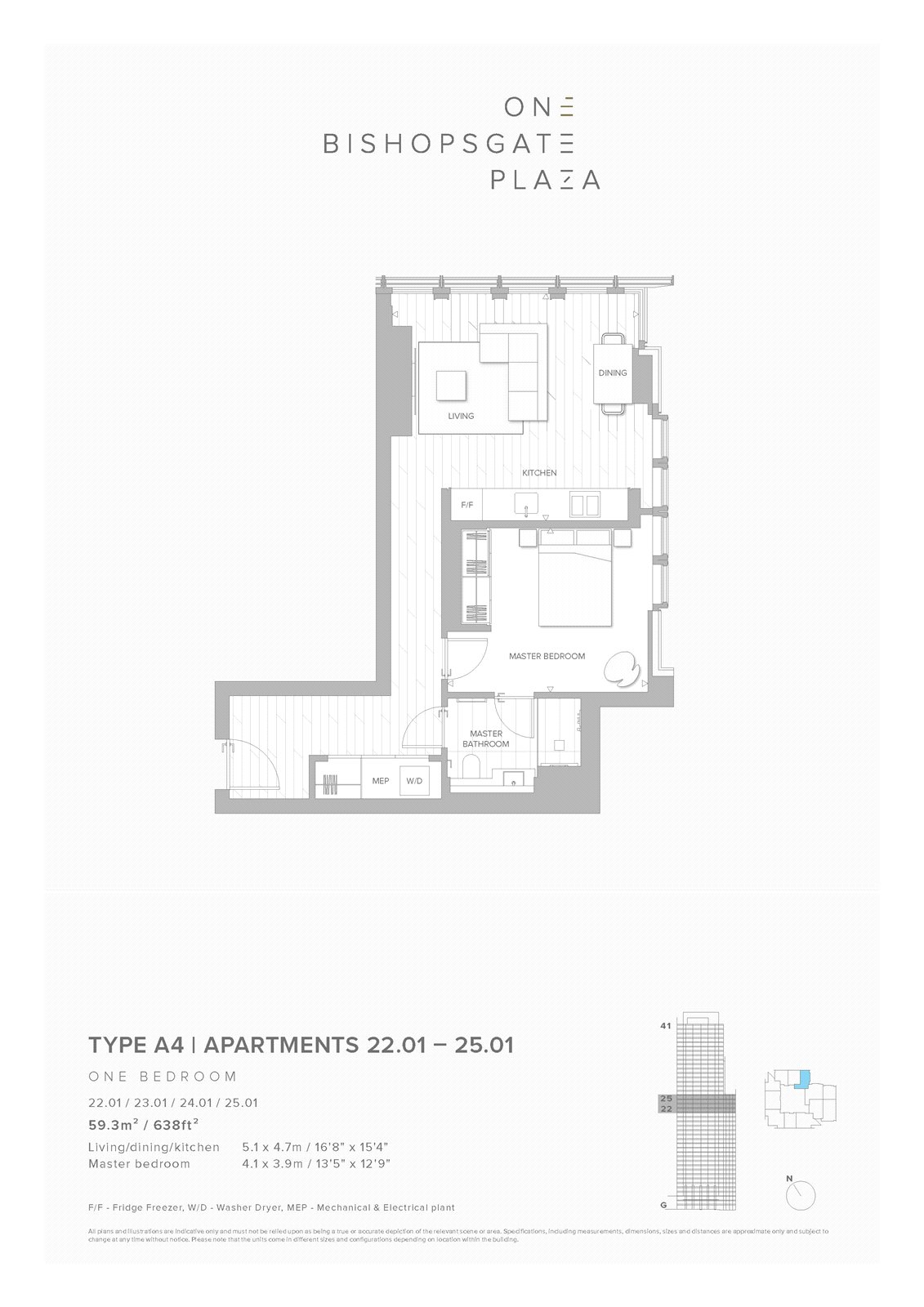 24.01 One Bishopsgate Plaza,, One Bishopsgate Plaza, London floorplan