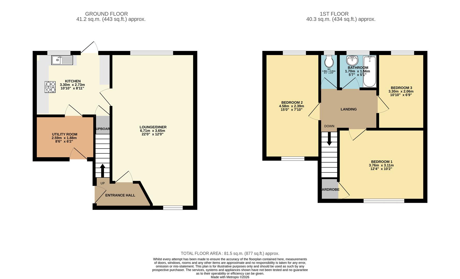 98, The Dashes, Harlow floorplan