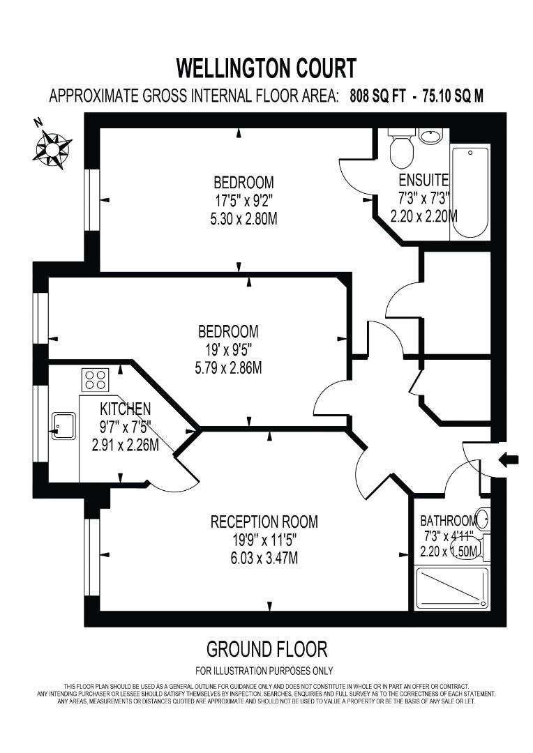 8, Wellington Court 34-42, Waterloo Road, Epsom floorplan