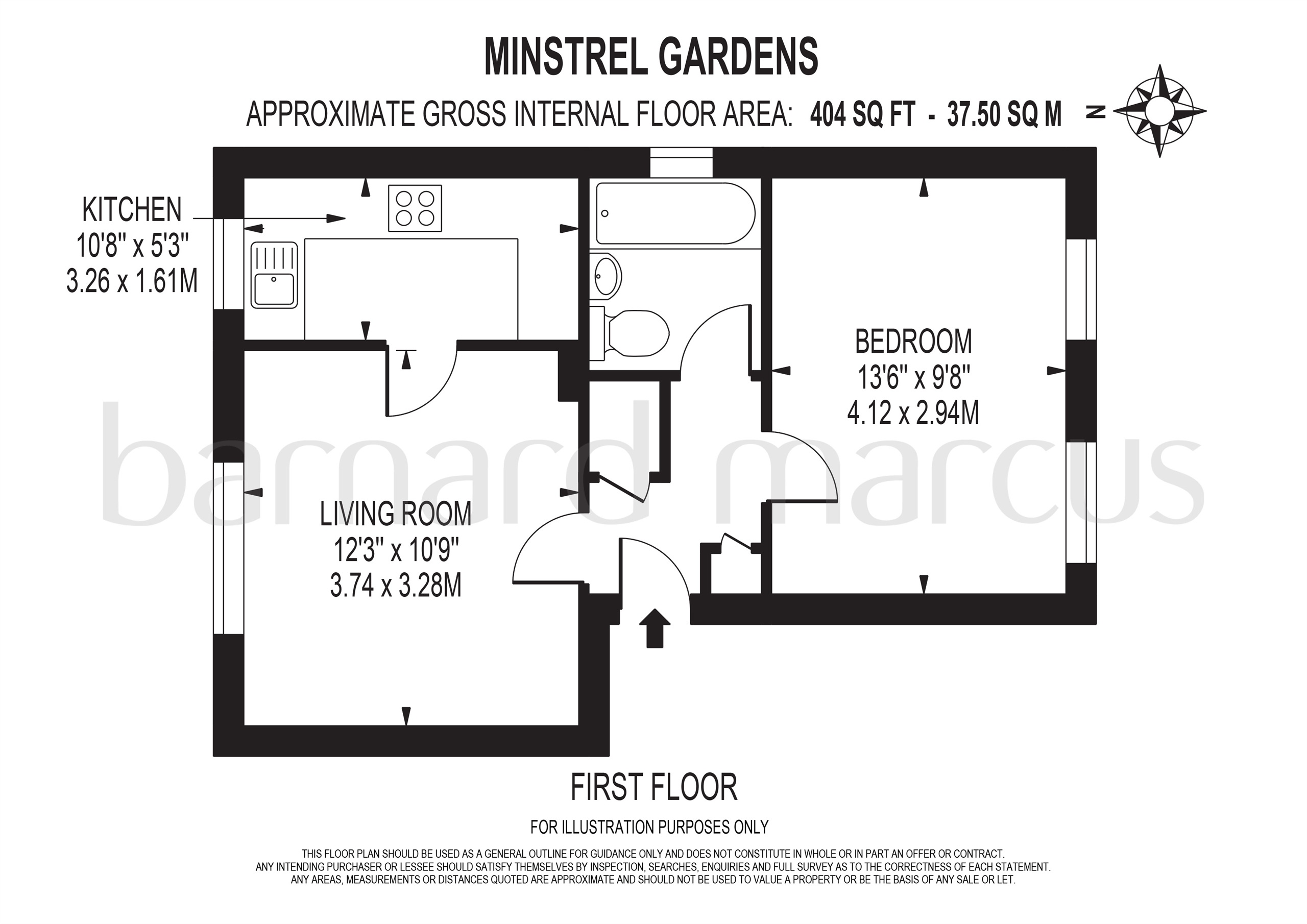 36, Minstrel Gardens, Surbiton floorplan