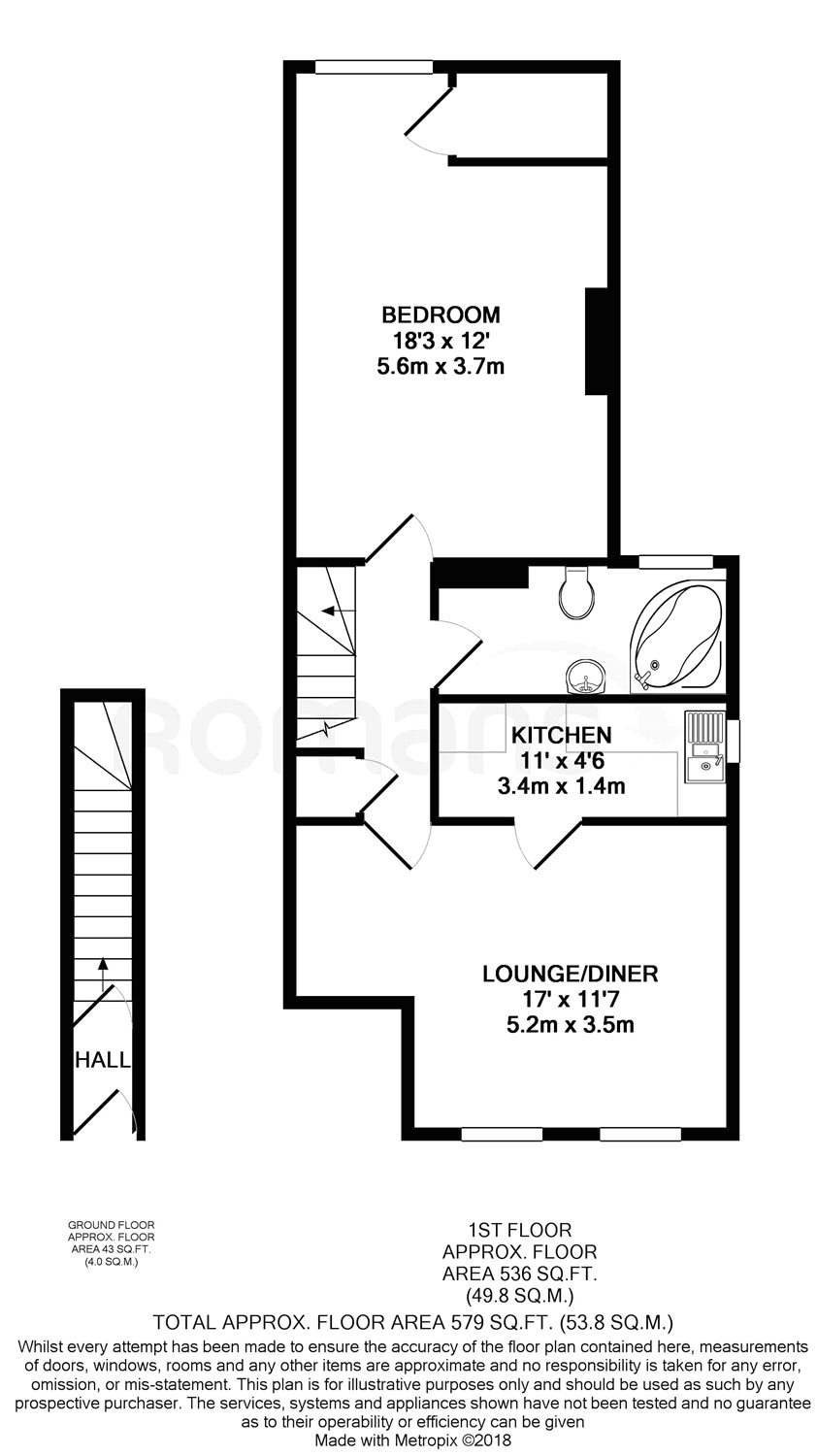 1 Bedrooms Flat for sale in Madrid Road, Guildford, Surrey GU2