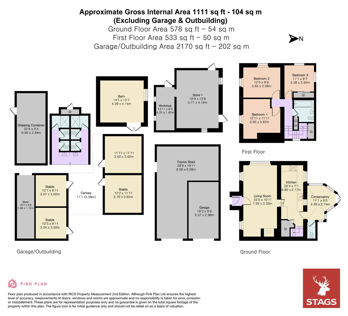 Pool Cottage, Camelford floorplan