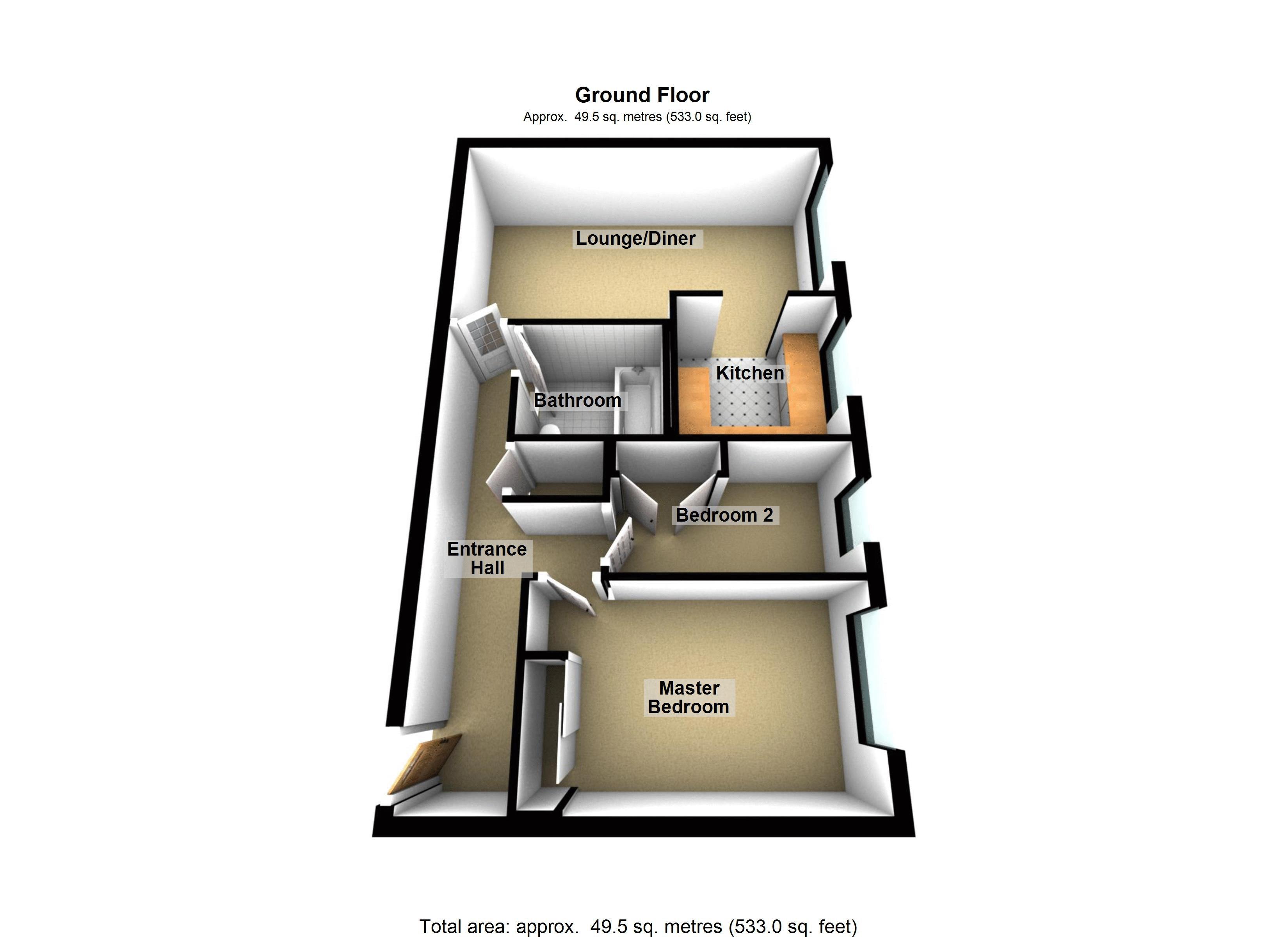 2 Bedrooms Flat to rent in Uxbridge Road, Hatch End, Pinner HA5