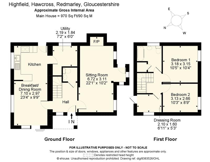 3 Bedrooms Detached house to rent in Highfield, Hawcross, Redmarley, Gloucestershire GL19