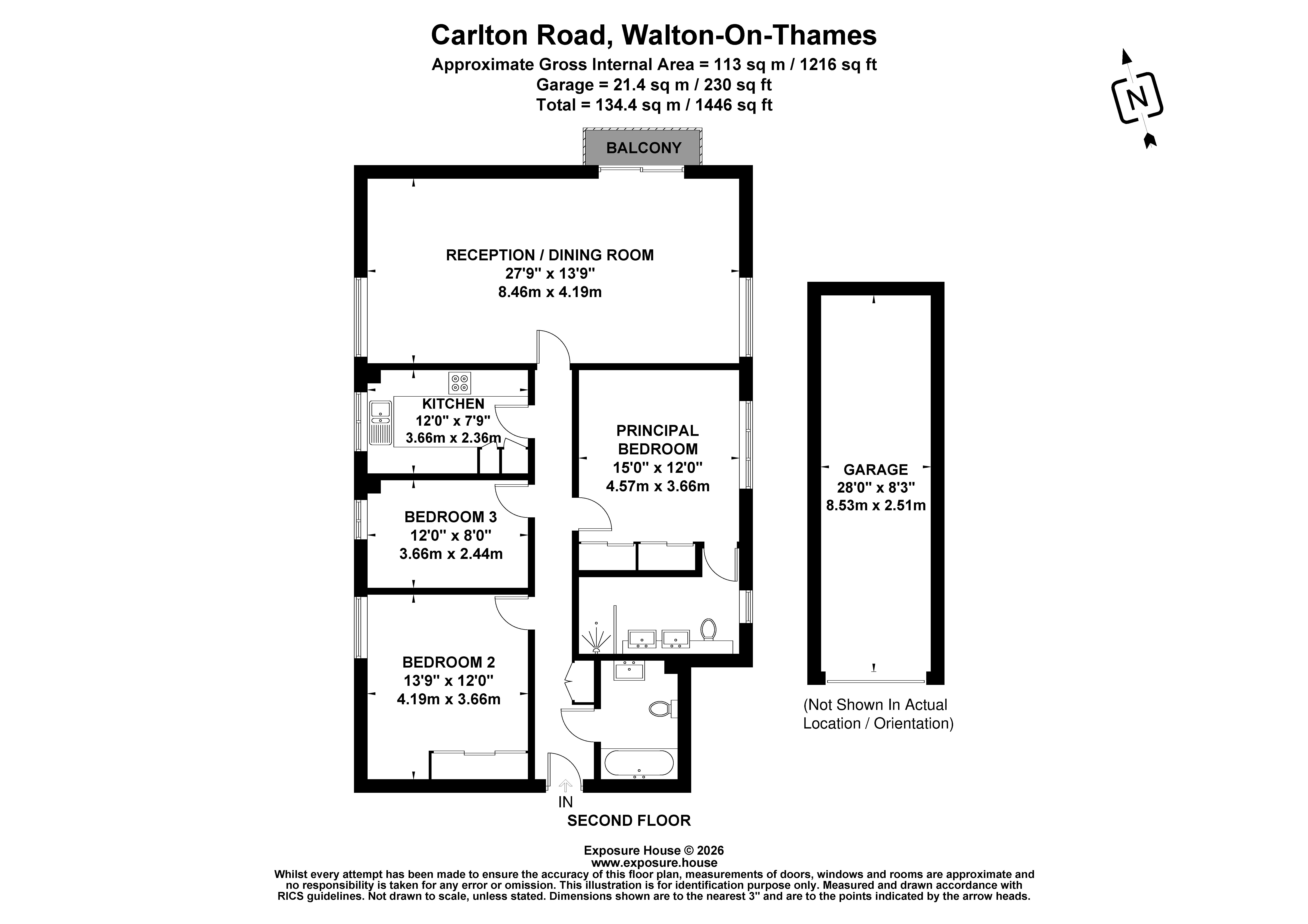 9, Hillrise, Surrey floorplan