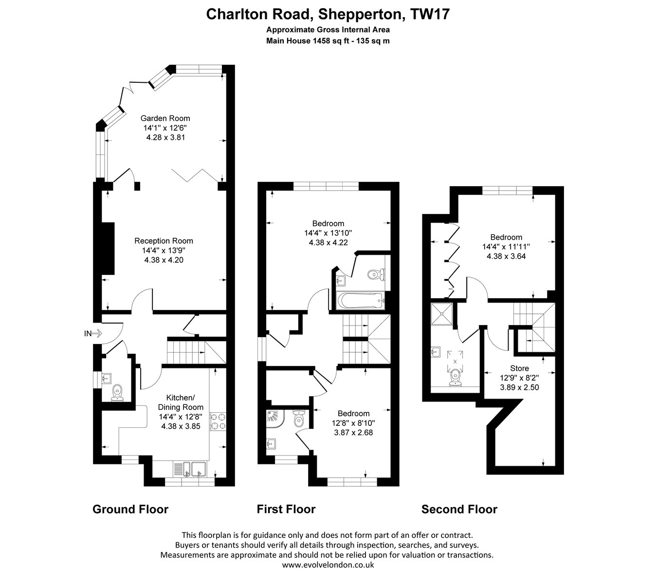 149, Charlton Road, Shepperton floorplan