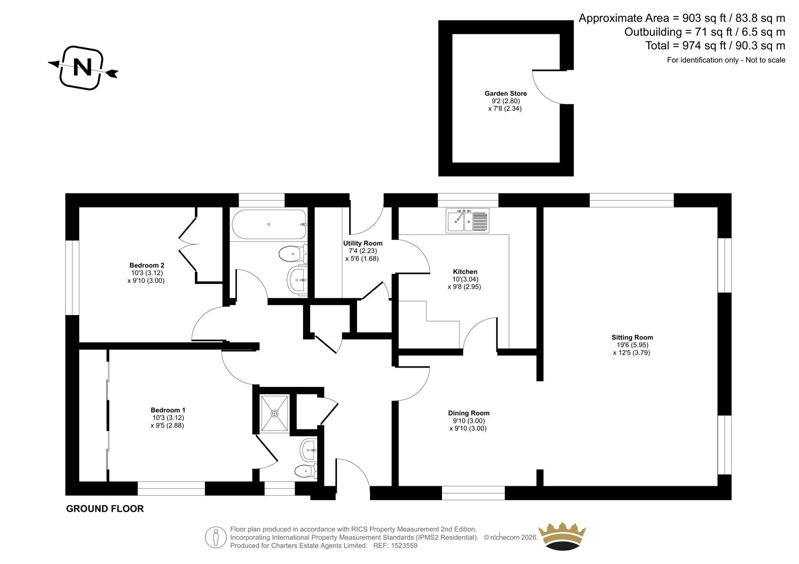 32, The Fairway, Lancing floorplan