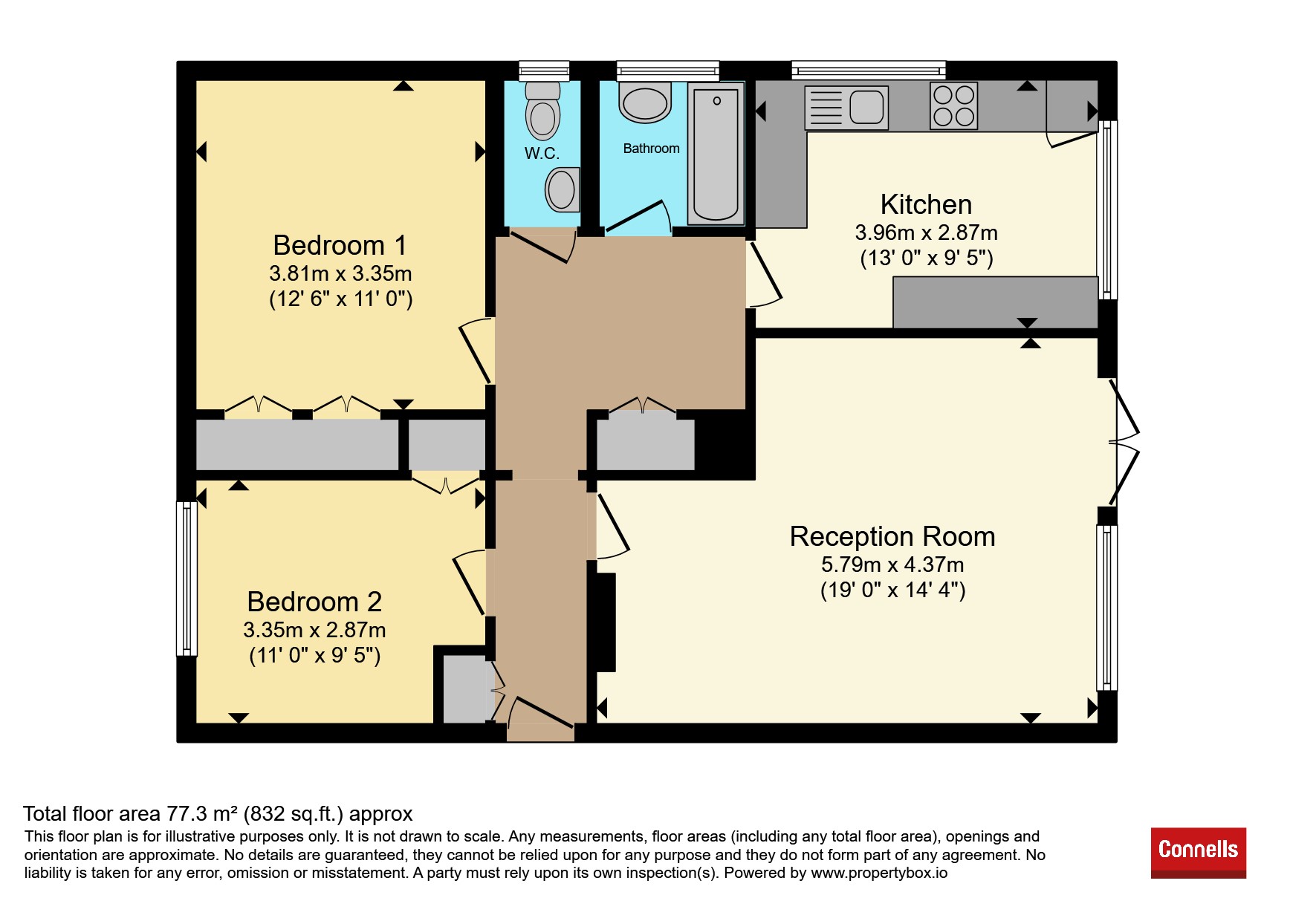 1, Park View House, Eastbury Road, Watford floorplan
