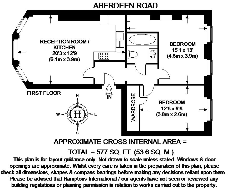 2 Bedrooms Flat to rent in Aberdeen Road, London N5