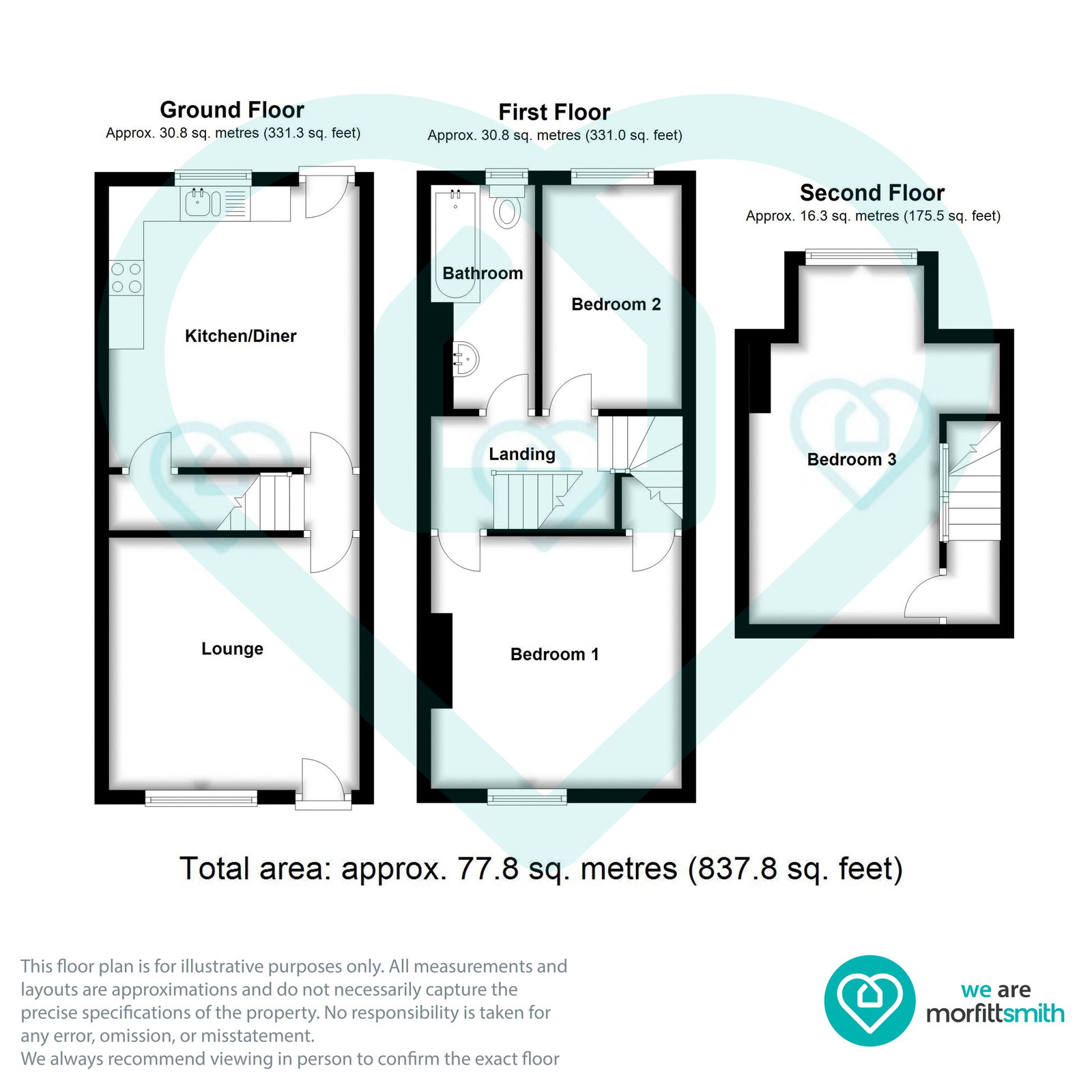 51, Fitzgerald Road, Sheffield floorplan