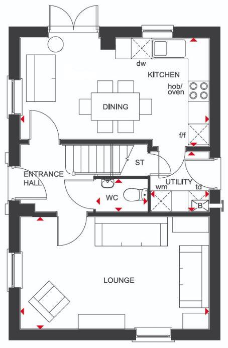 71, Mint Grove, Melksham floorplan