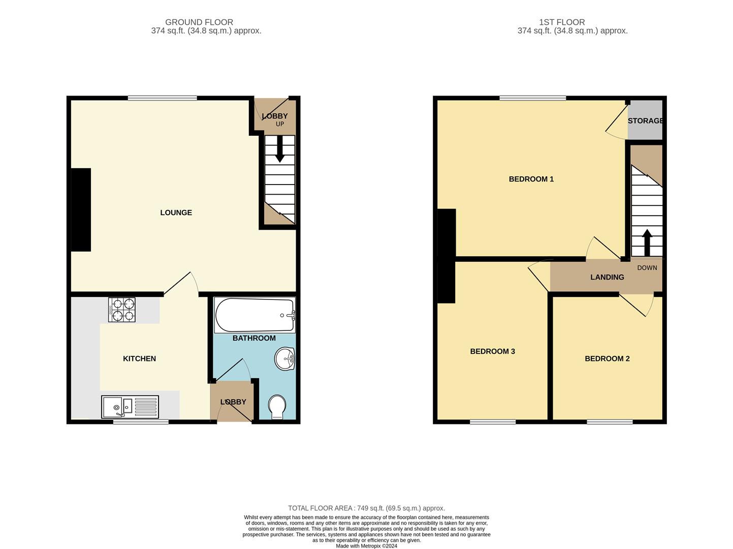 Harrow Street, South Elmsall floorplan