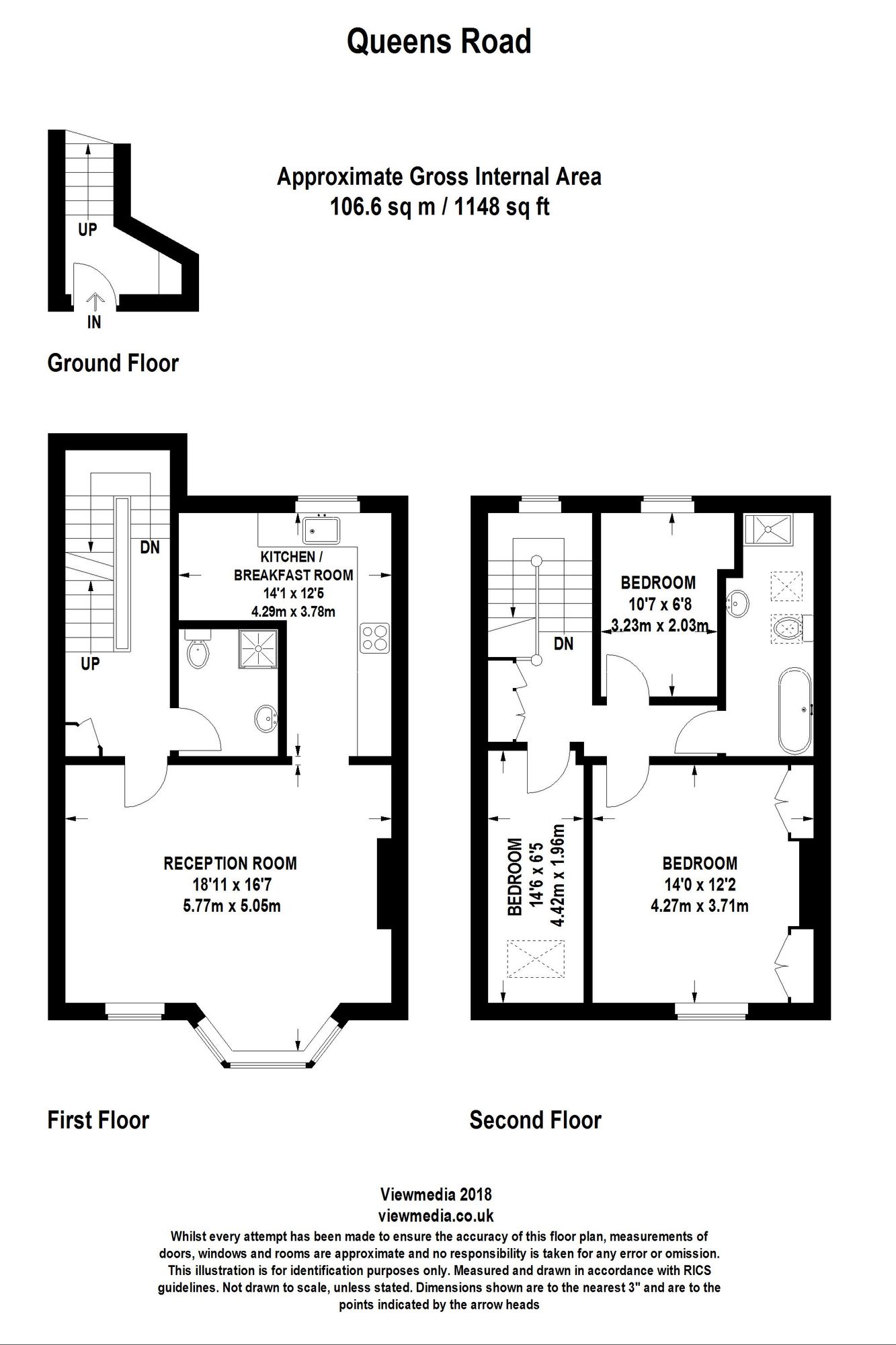 3 Bedrooms Flat for sale in Queens Road, London SW19